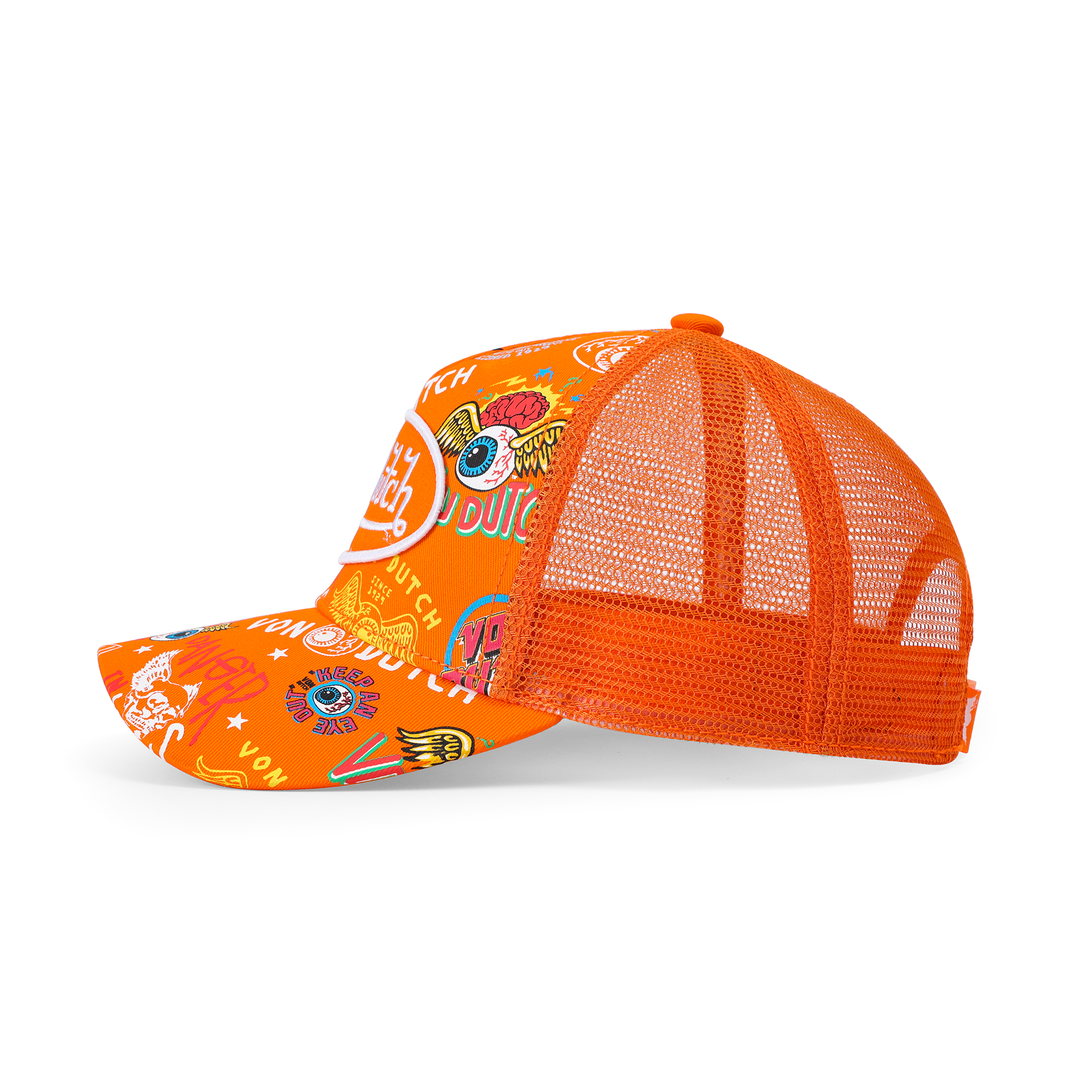 Kids Classic Trucker Hat - Orange - Image 3