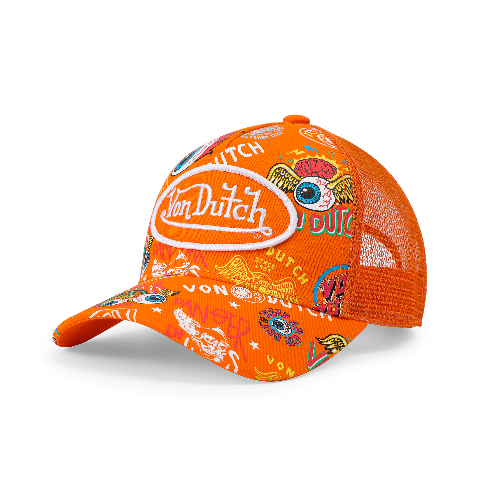 Kids Classic Trucker Hat - Orange - Image 8