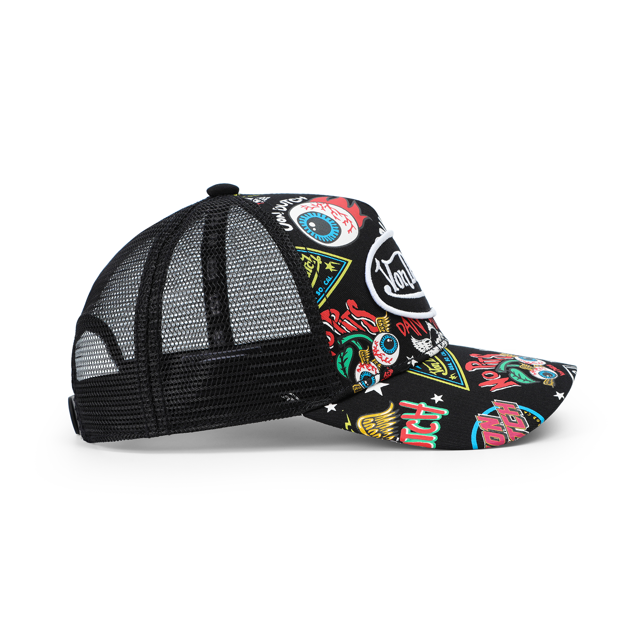 Kids Classic Trucker Hat - All Over Black Jax - Image 6