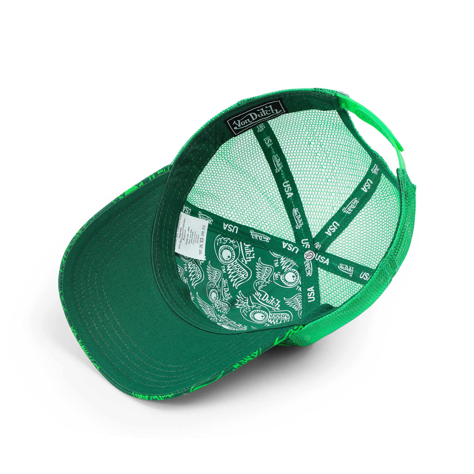 Kids Classic Trucker Hat - Green ISPY Flying Eye - Image 5