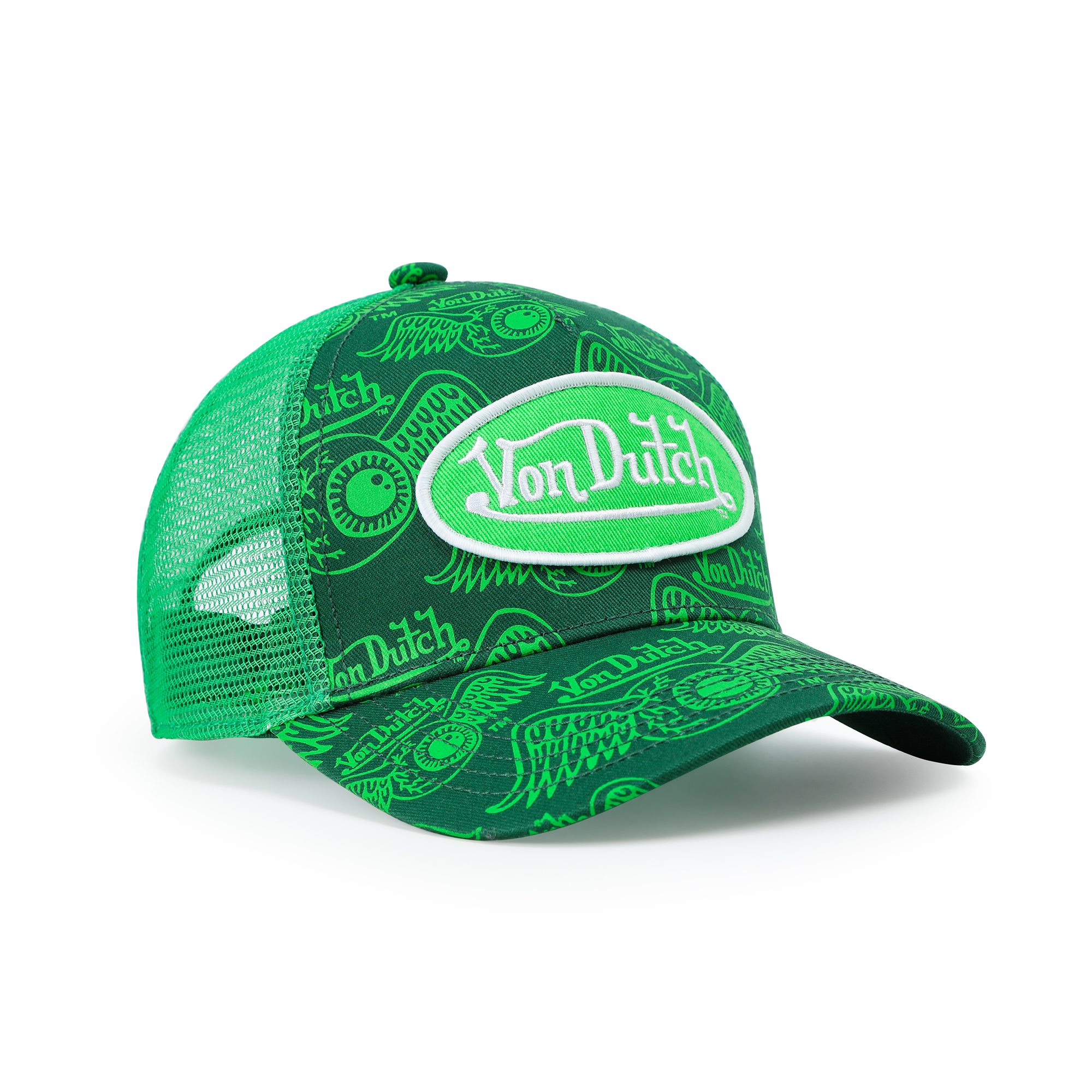 Kids Classic Trucker Hat - Green ISPY Flying Eye - Image 4