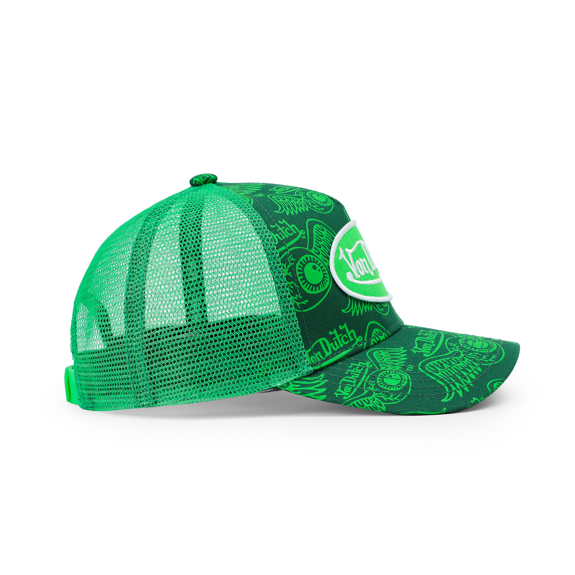 Kids Classic Trucker Hat - Green ISPY Flying Eye - Image 6