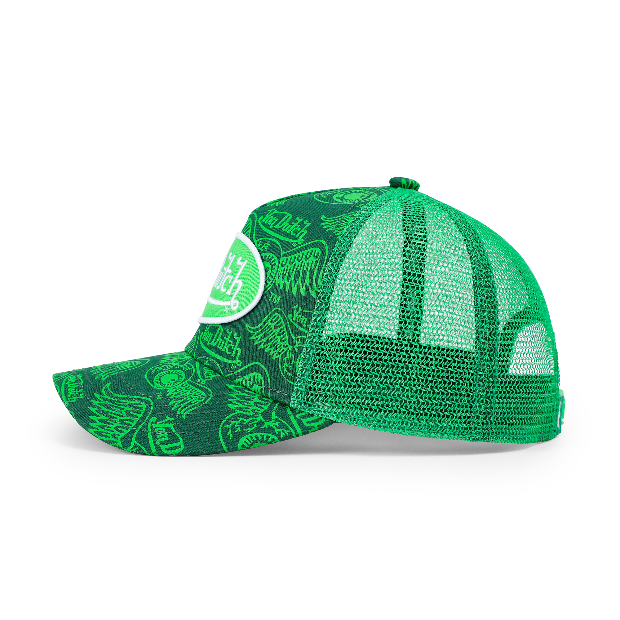 Kids Classic Trucker Hat - Green ISPY Flying Eye - Image 3