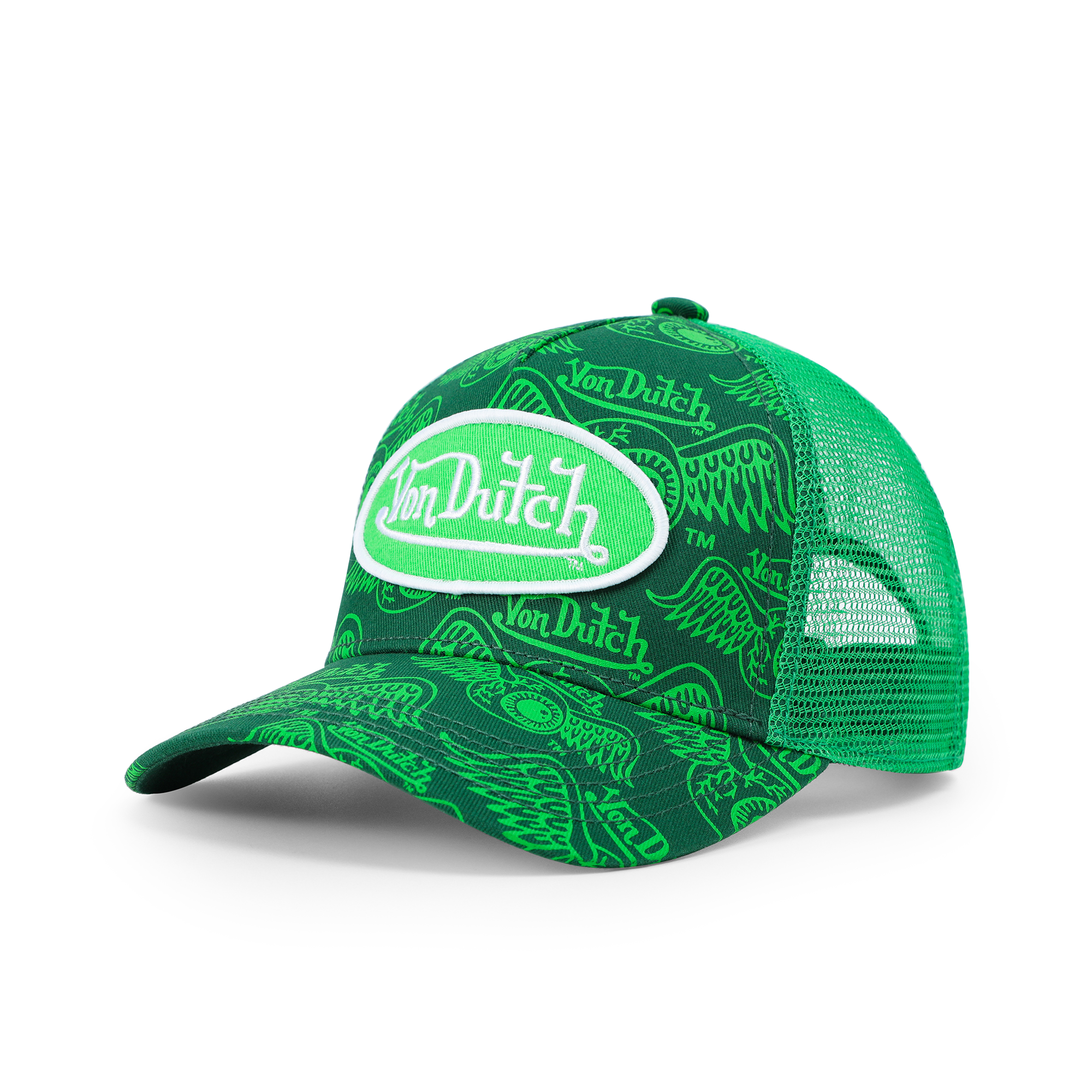 Kids Classic Trucker Hat - Green ISPY Flying Eye - Image 8