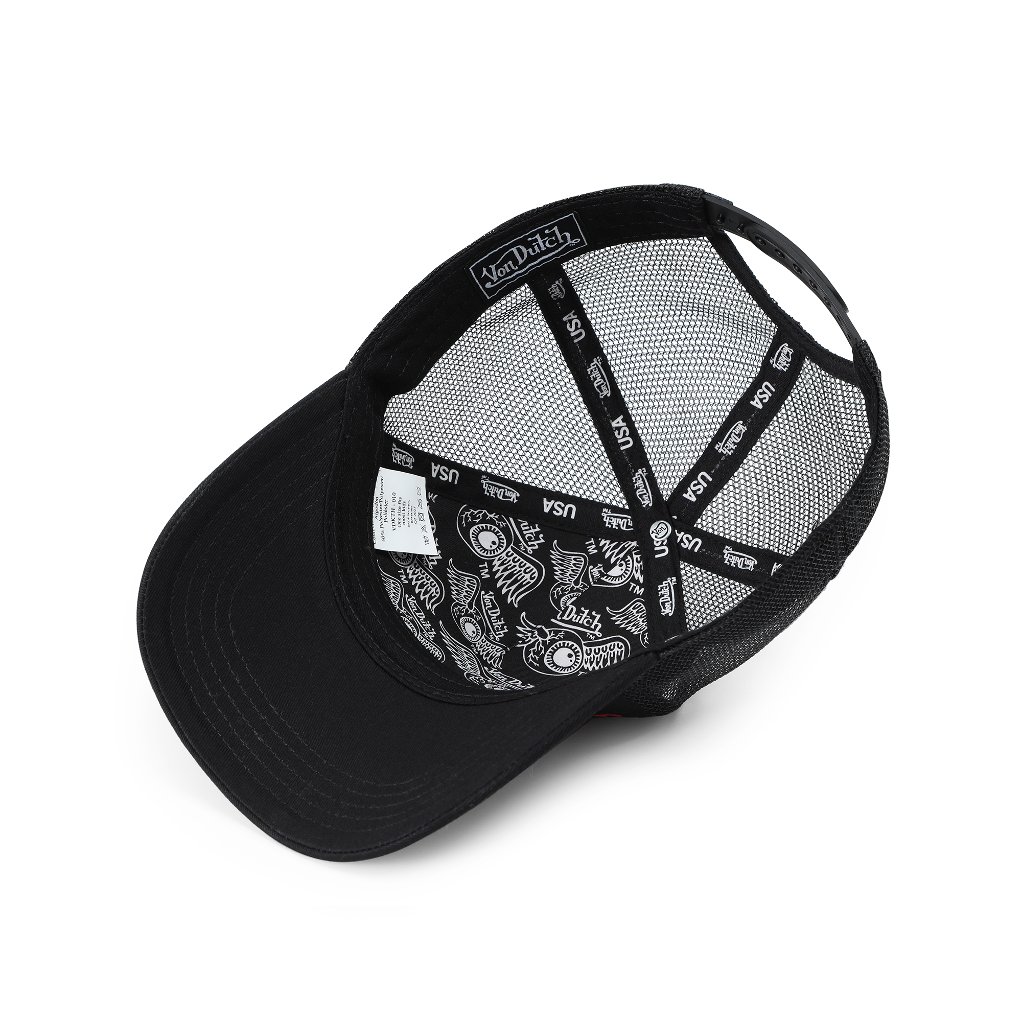 Kids Classic Trucker Hat - Black Blocks - Image 5