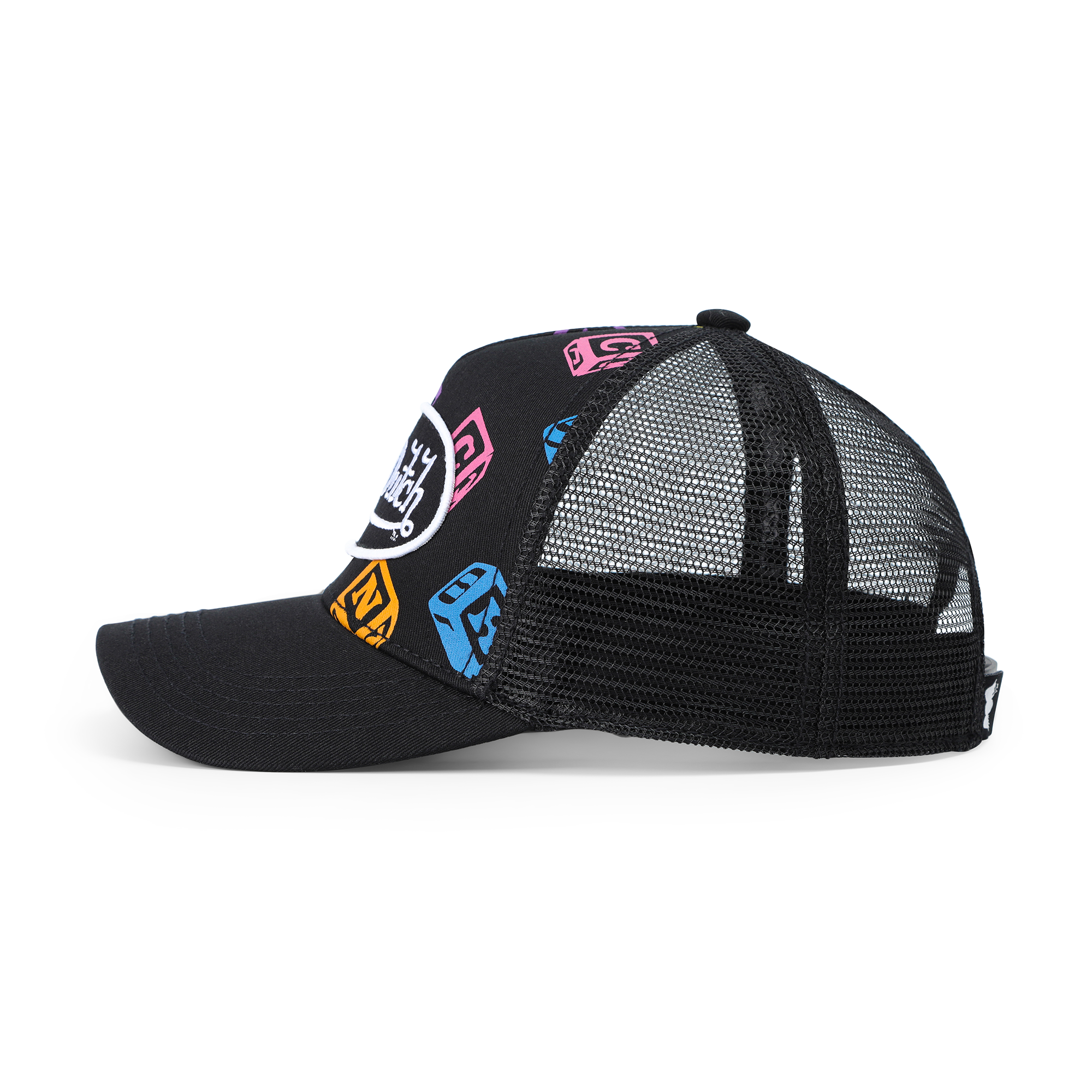 Kids Classic Trucker Hat - Black Blocks - Image 3