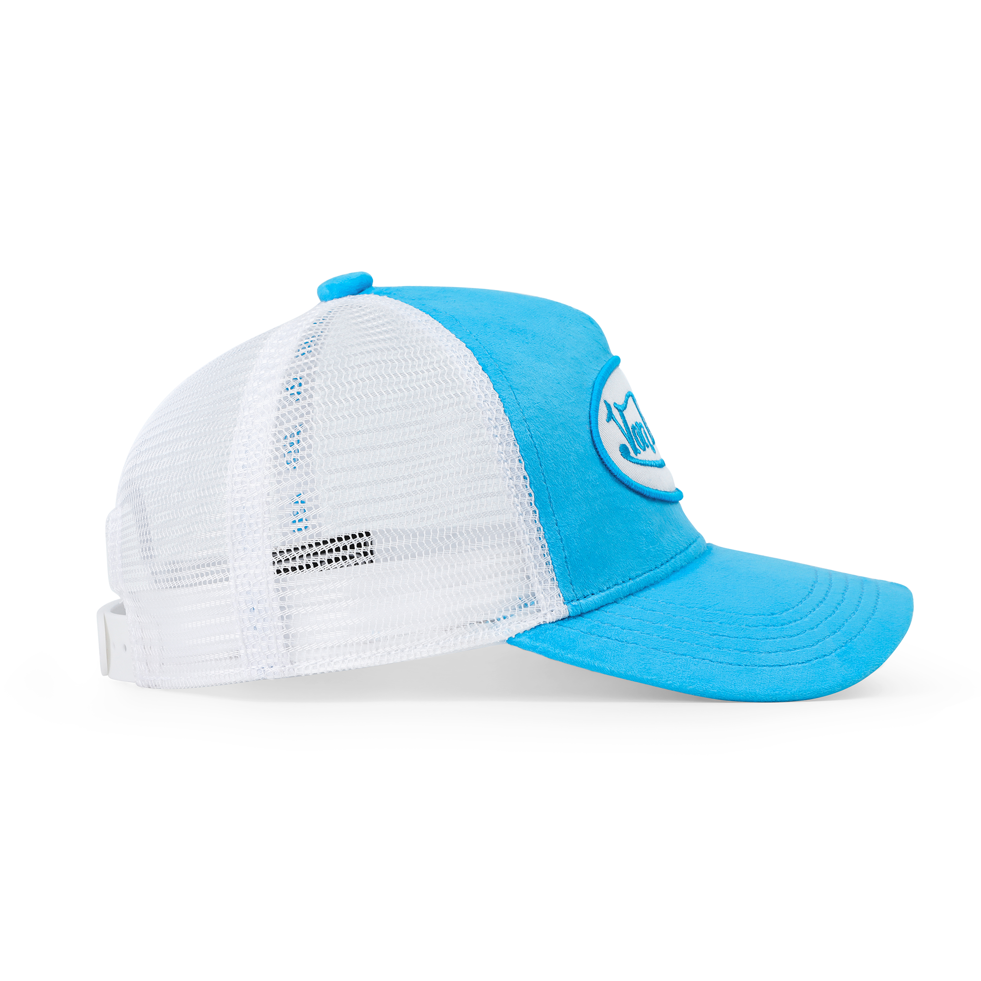 Kids Velvet Trucker Hat - Blue Crush - Image 4