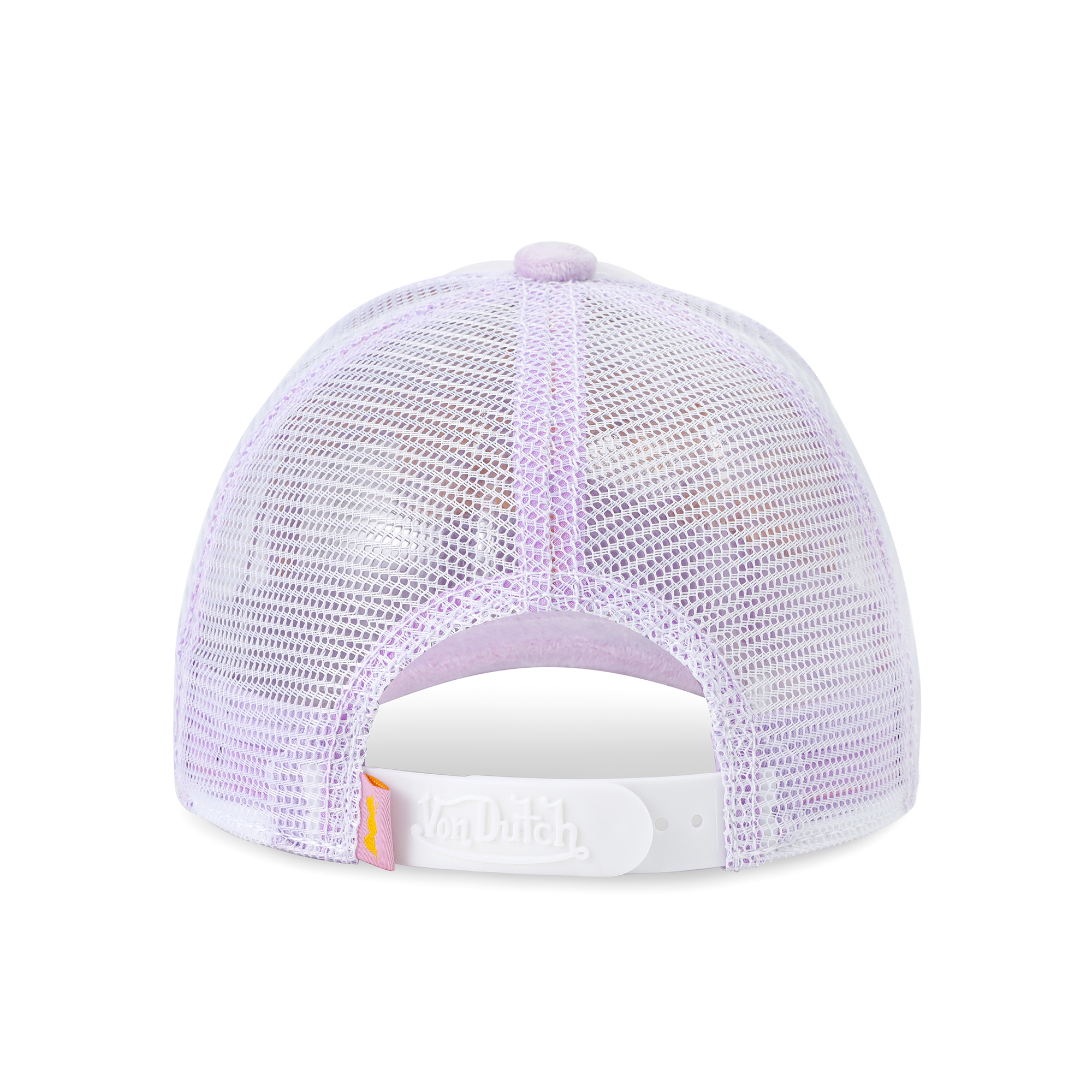 Kids Velvet Trucker Hat - Light Purple - Image 5