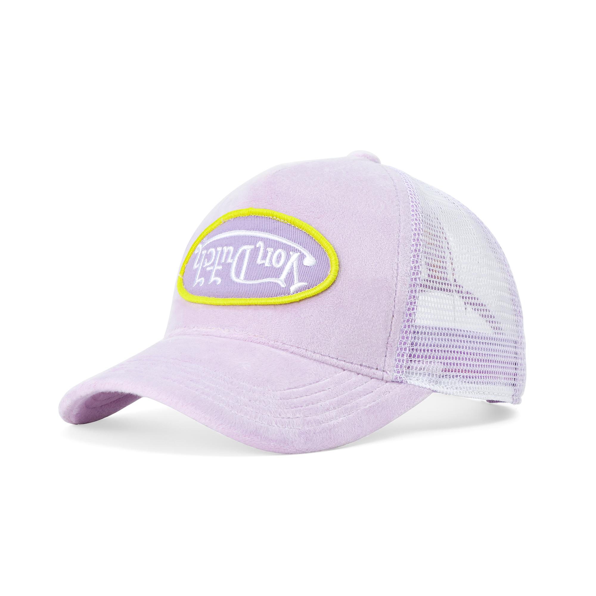 Kids Velvet Trucker Hat - Light Purple - Image 6
