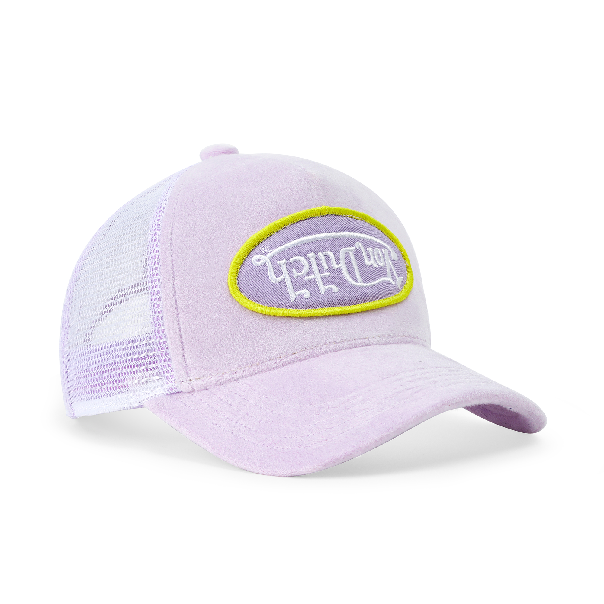 Kids Velvet Trucker Hat - Light Purple - Image 7