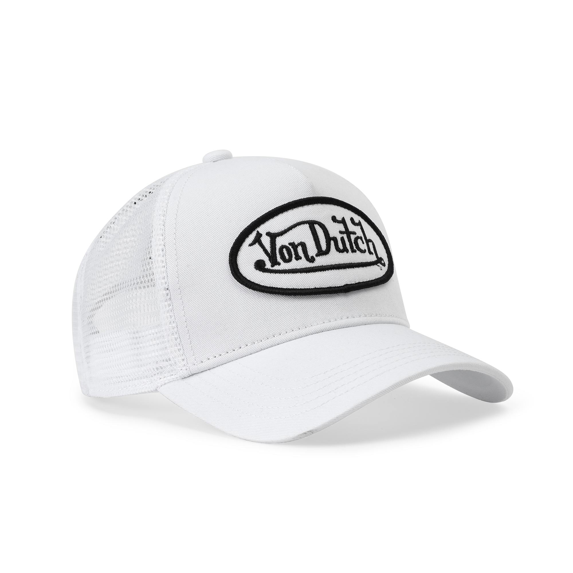 Kids Classic Trucker Hat - White & Black - Image 5