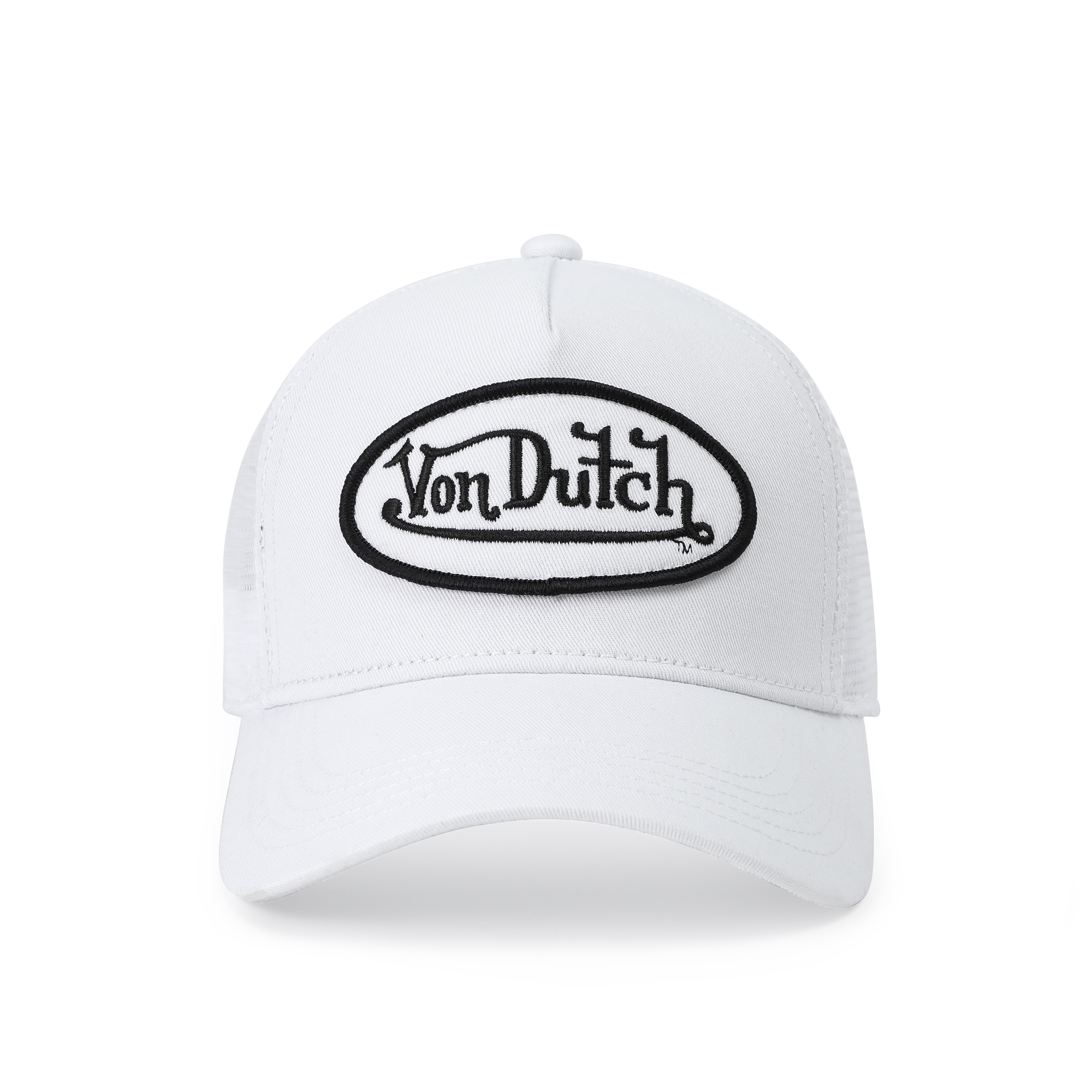 Kids Classic Trucker Hat - White & Black
