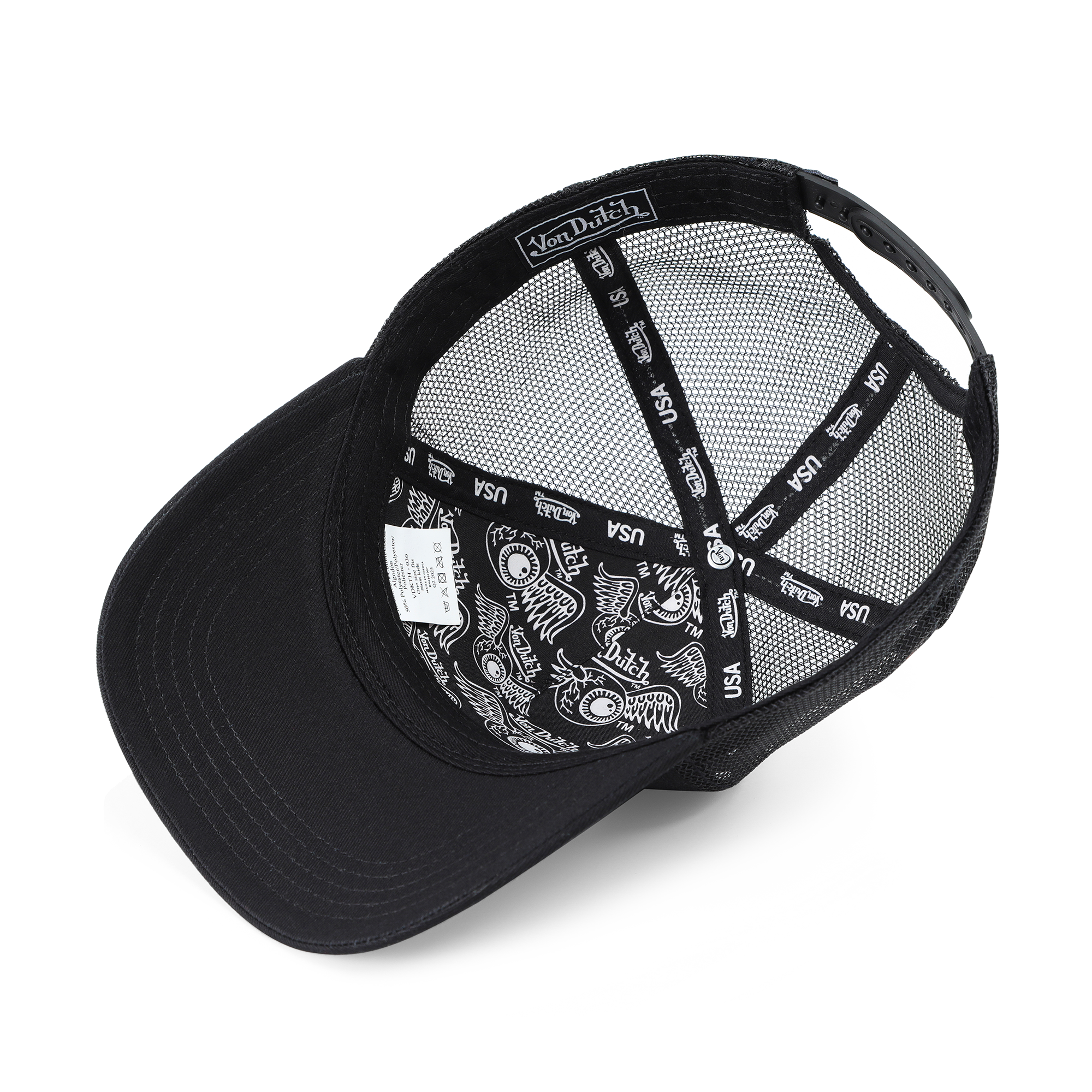 Kids Classic Trucker Hat - Black & White 51 - Image 4