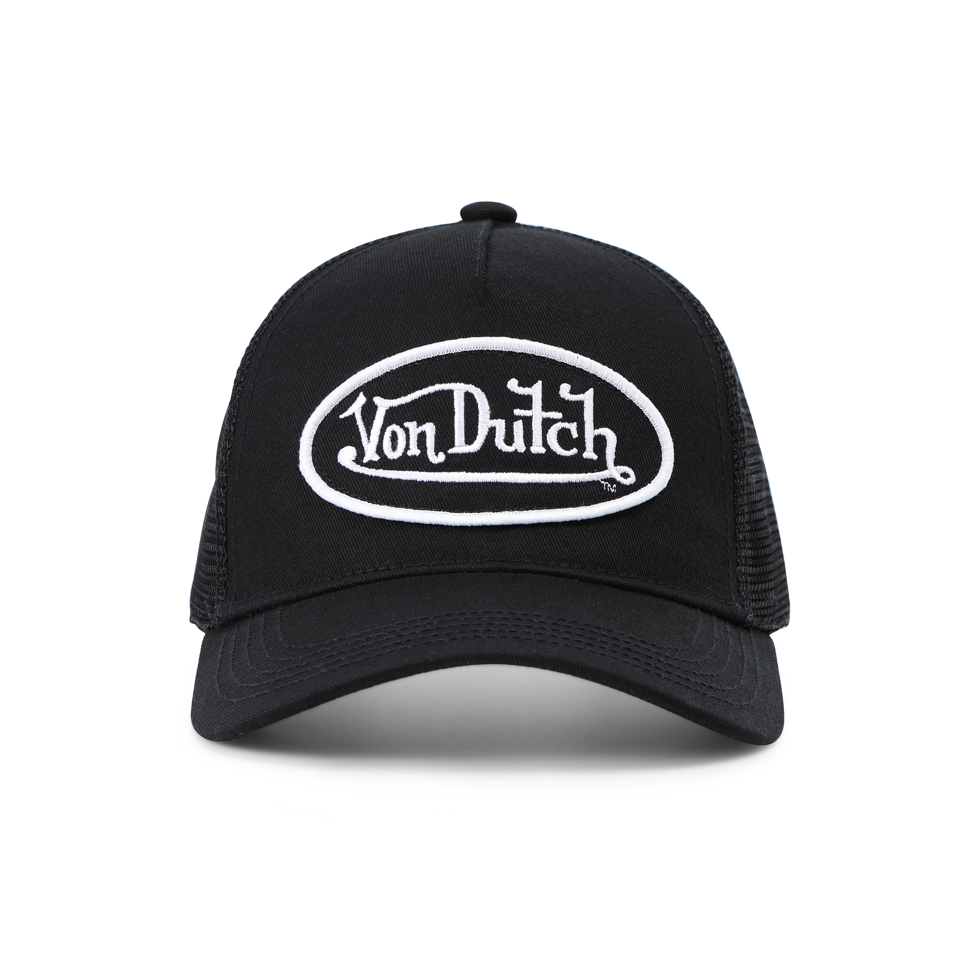 Kids Classic Trucker Hat - Black & White 51
