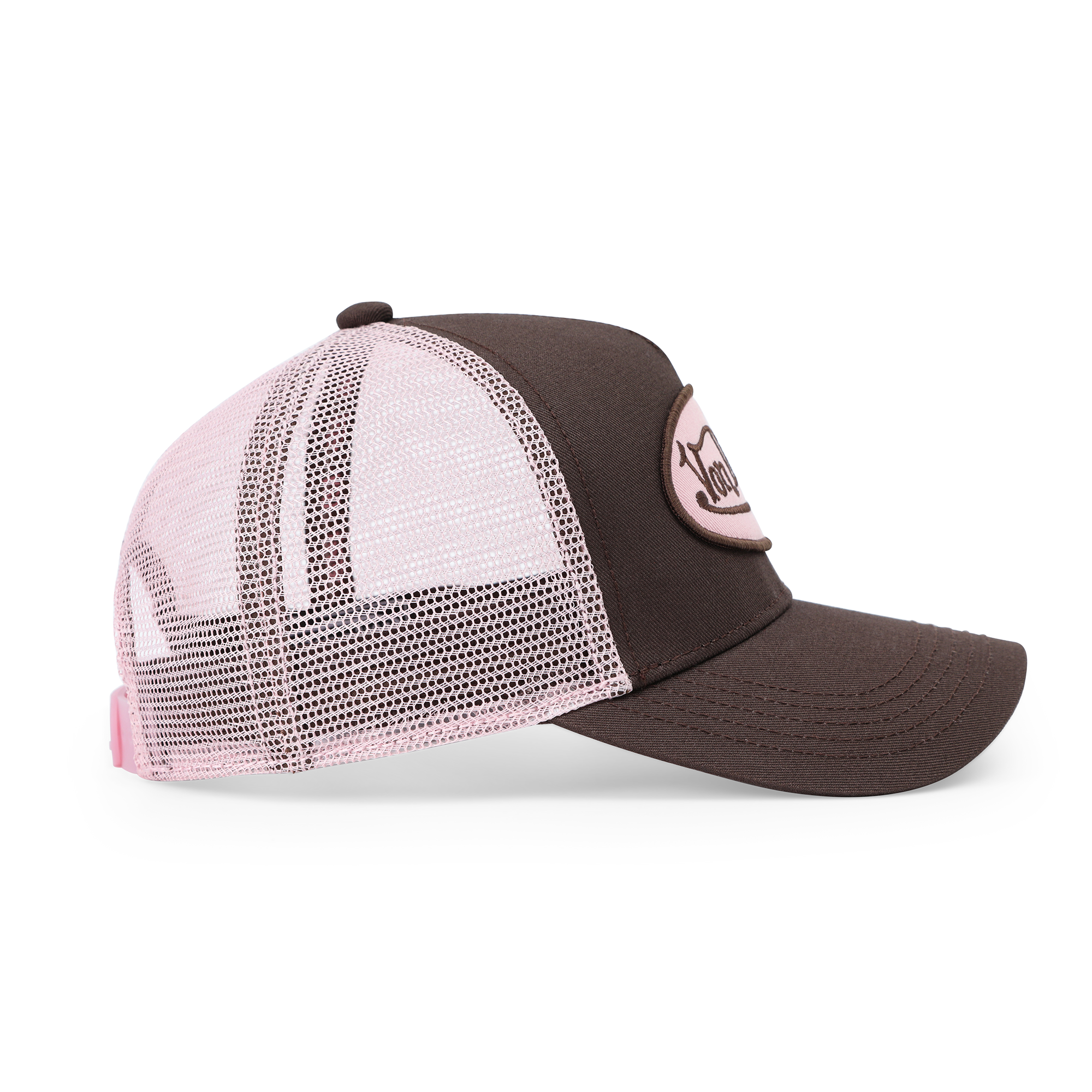 Kids Classic Trucker Hat - Brown & Pink - Image 7