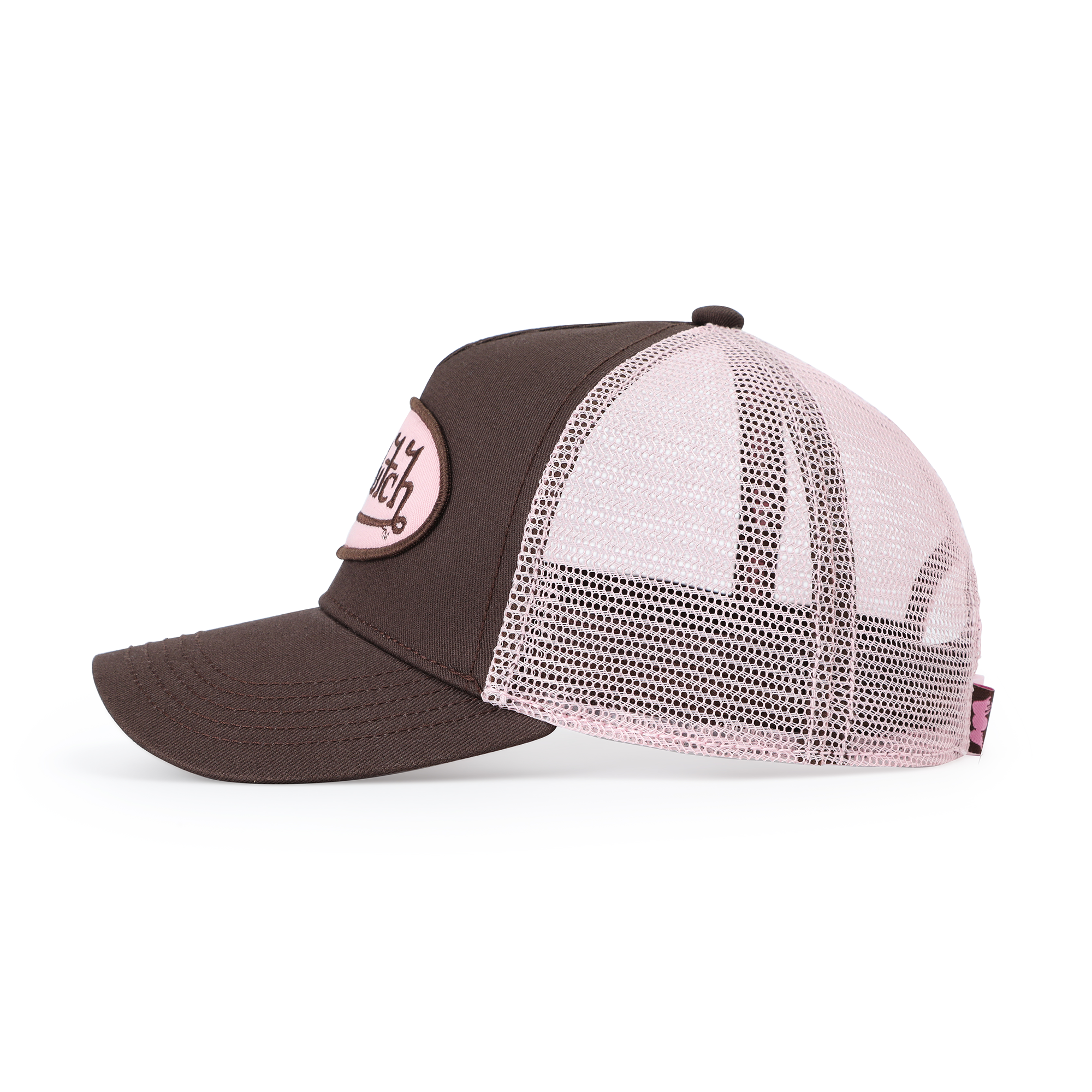 Kids Classic Trucker Hat - Brown & Pink - Image 3