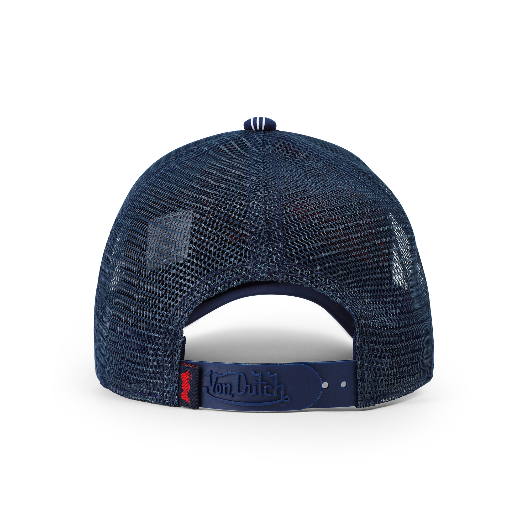 Kids Classic Trucker Hat - Navy White Stripe - Image 7