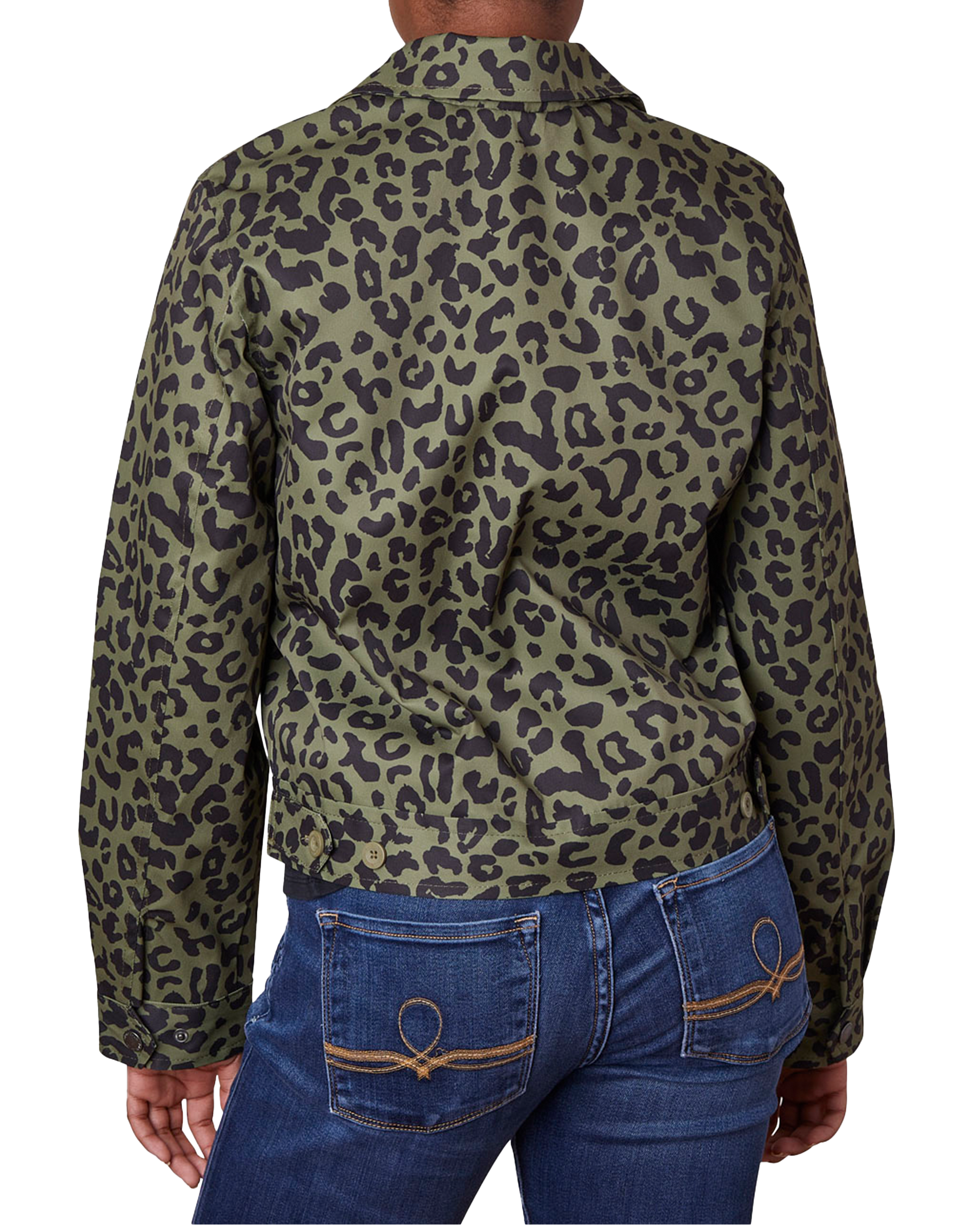 Mechanical Stretch Twill Jacket ?C Green Cheetah - Image 3