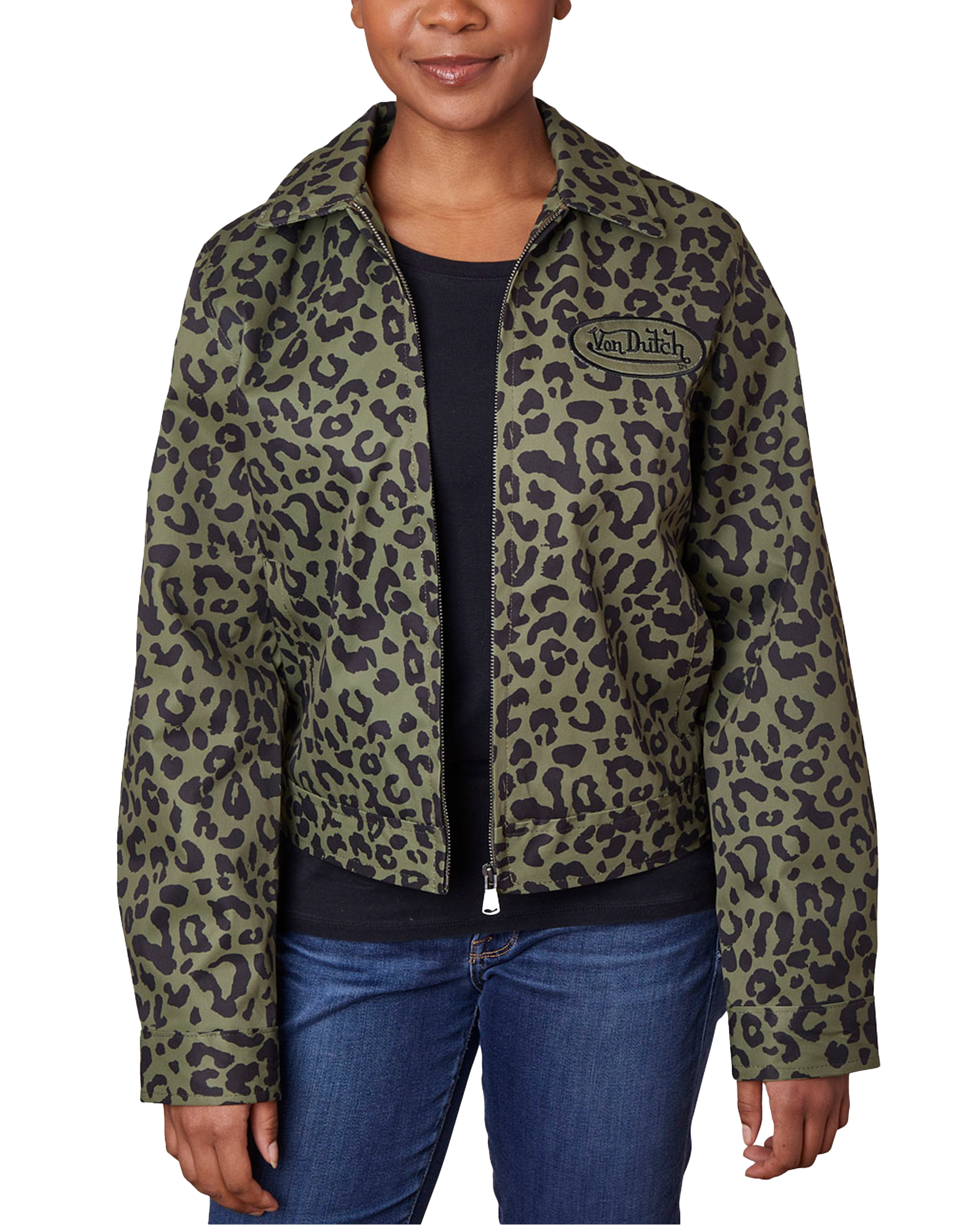 Mechanical Stretch Twill Jacket ?C Green Cheetah - Image 5