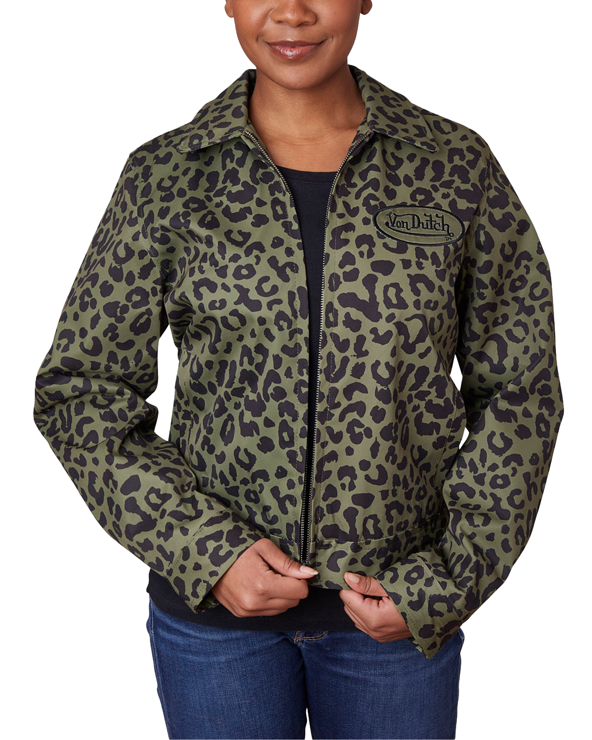 Mechanical Stretch Twill Jacket ?C Green Cheetah - Image 2