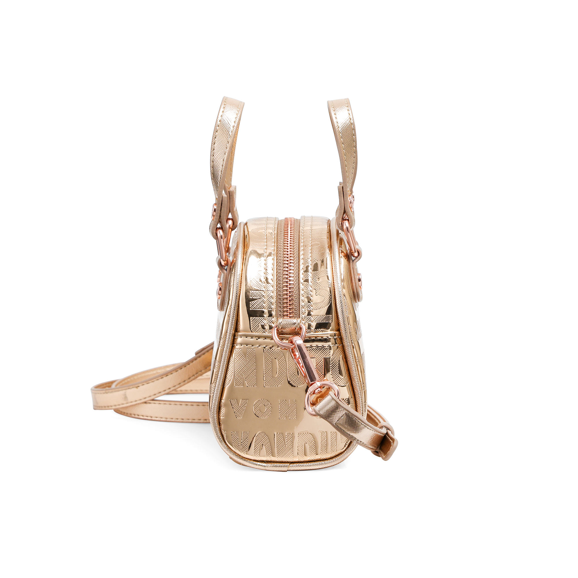 Mini Bowling Bag - Rose Gold Reflective - Image 8