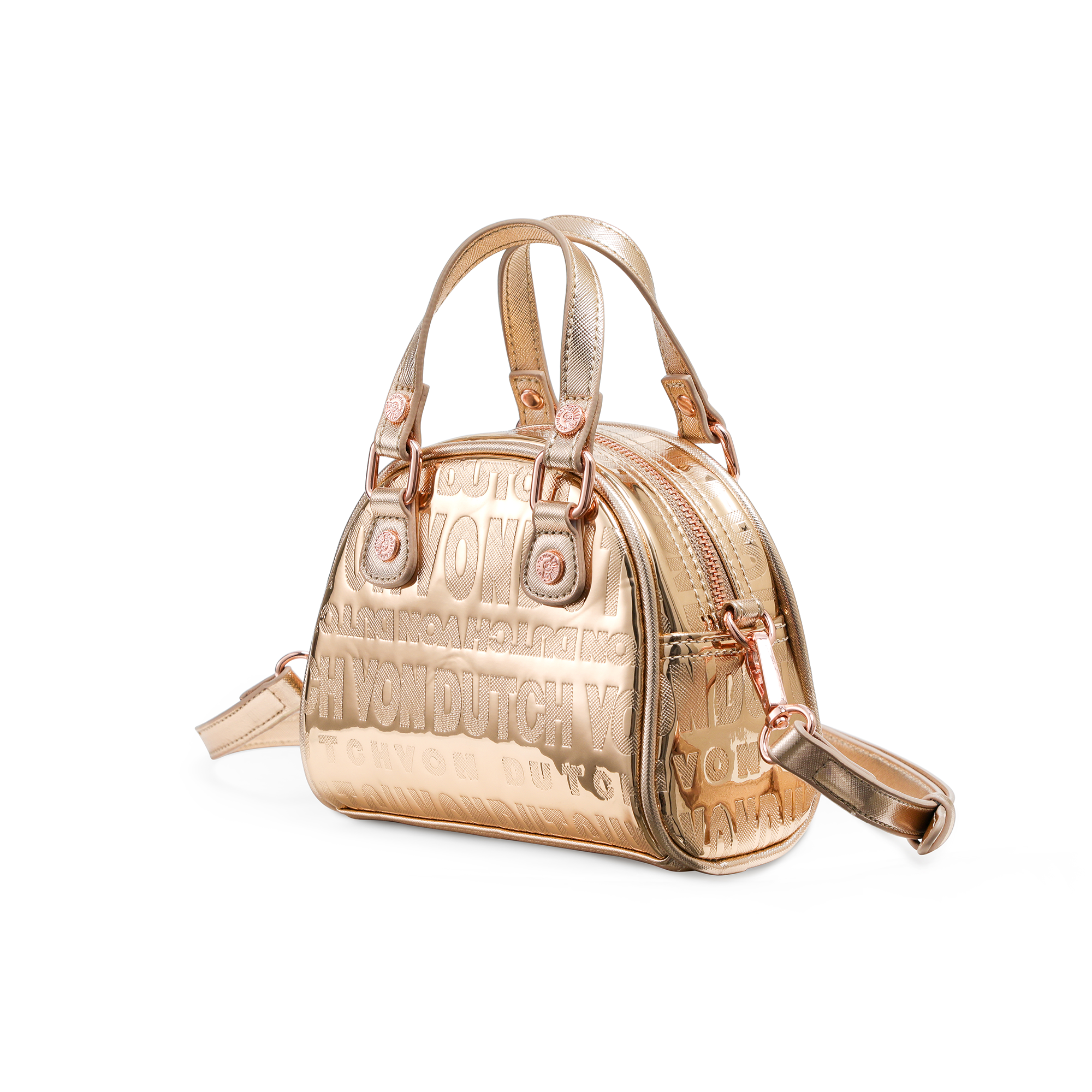 Mini Bowling Bag - Rose Gold Reflective - Image 3