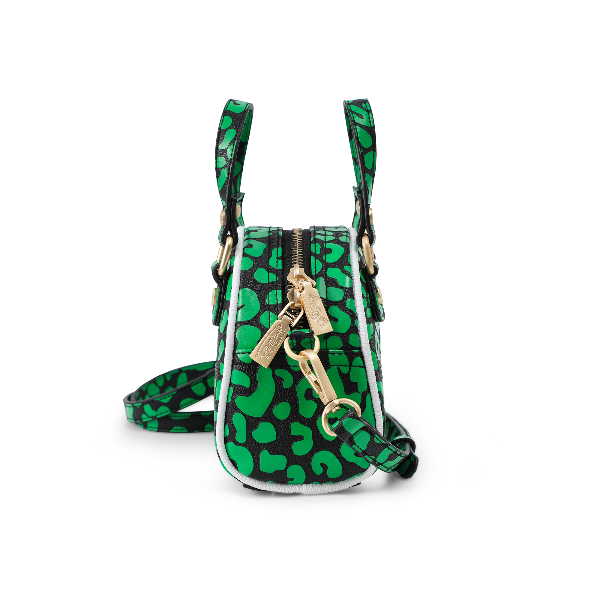 Mini Bowling Bag - Lime Green Cheetah - Image 5