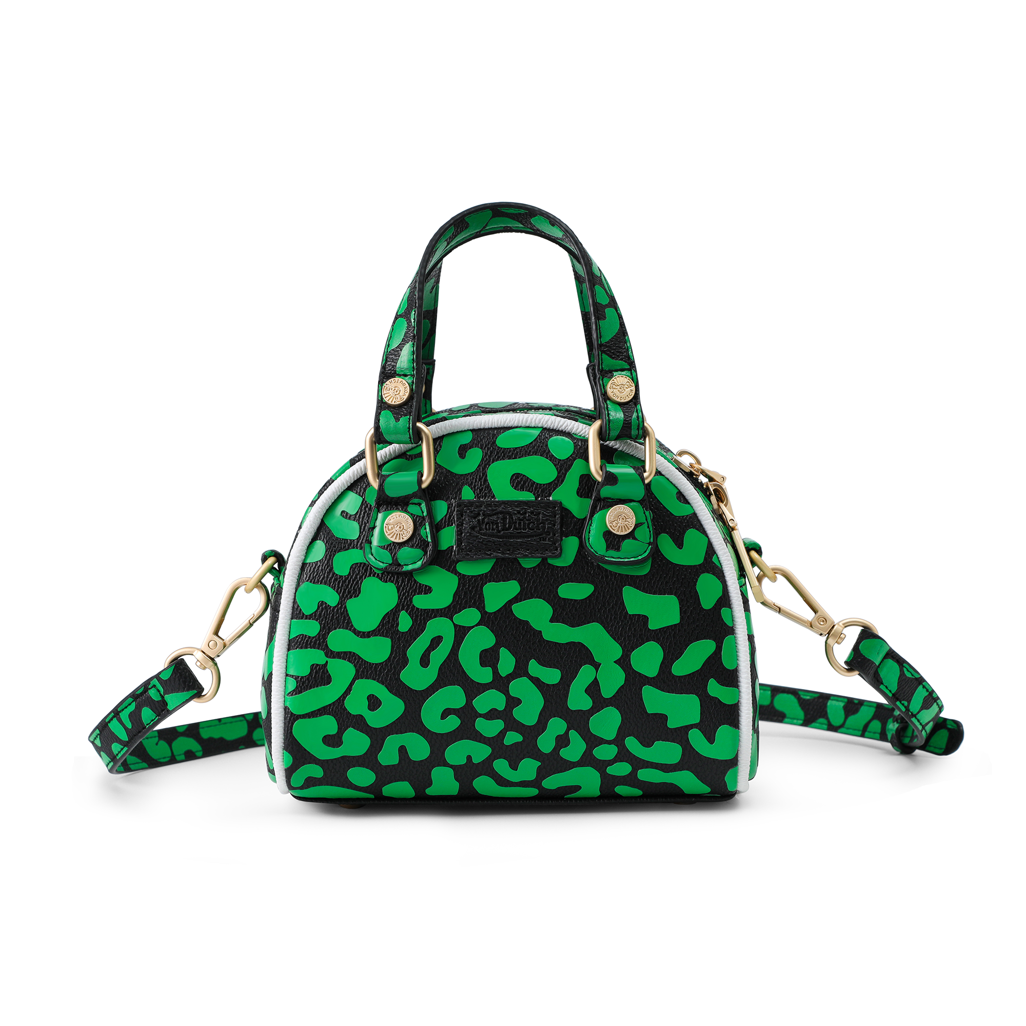 Mini Bowling Bag - Lime Green Cheetah - Image 6