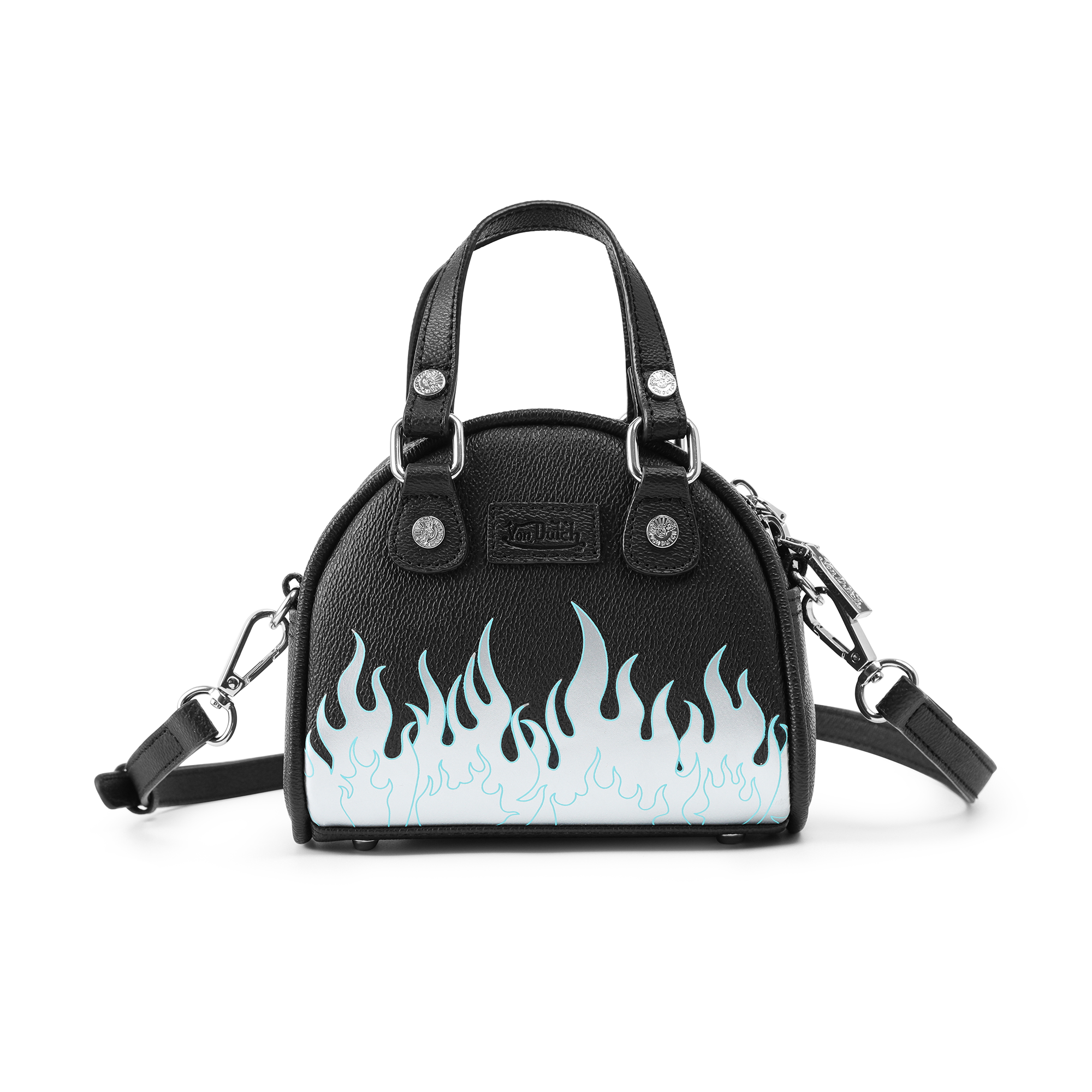 Mini Bowling Bag - White Flames - Image 7