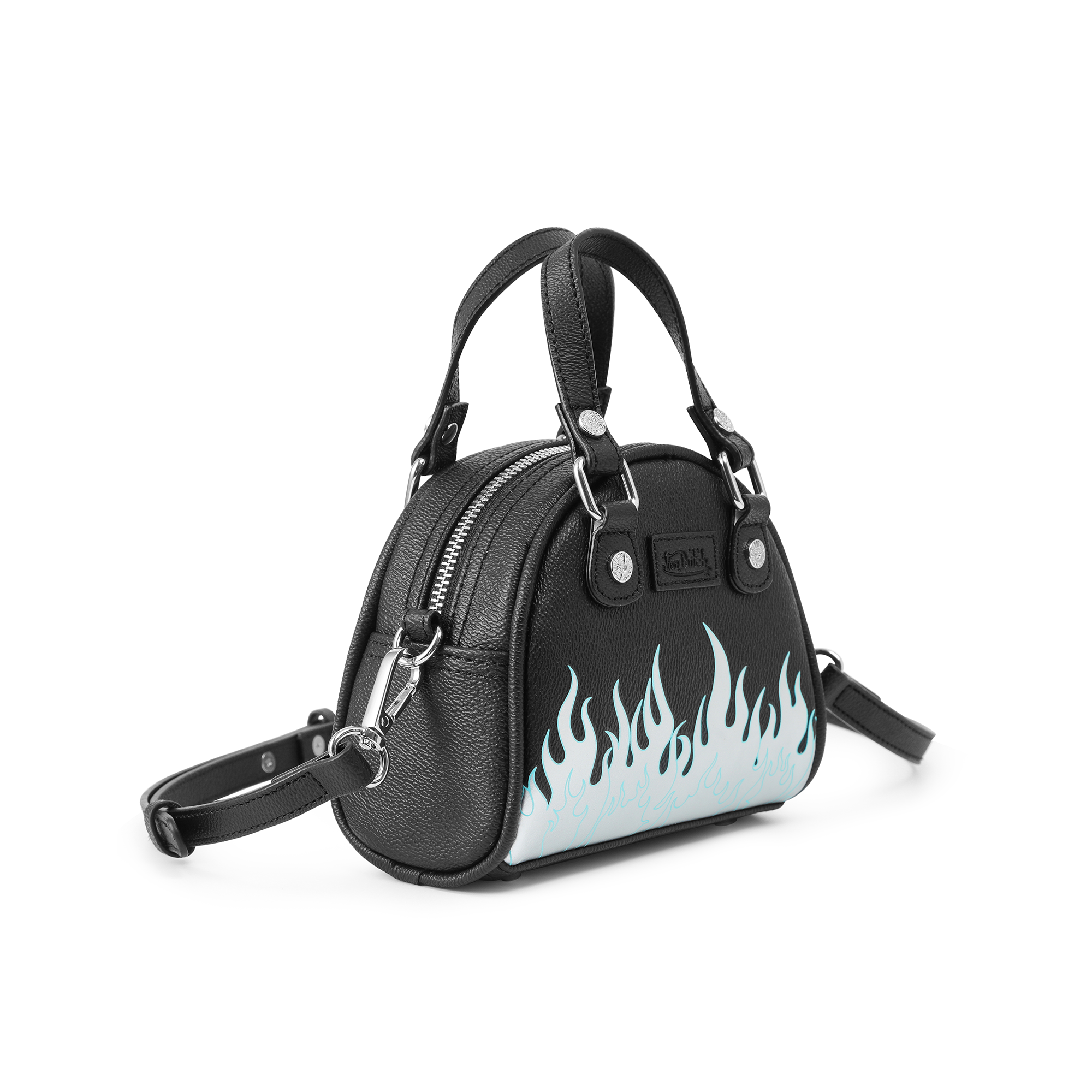 Mini Bowling Bag - White Flames - Image 8