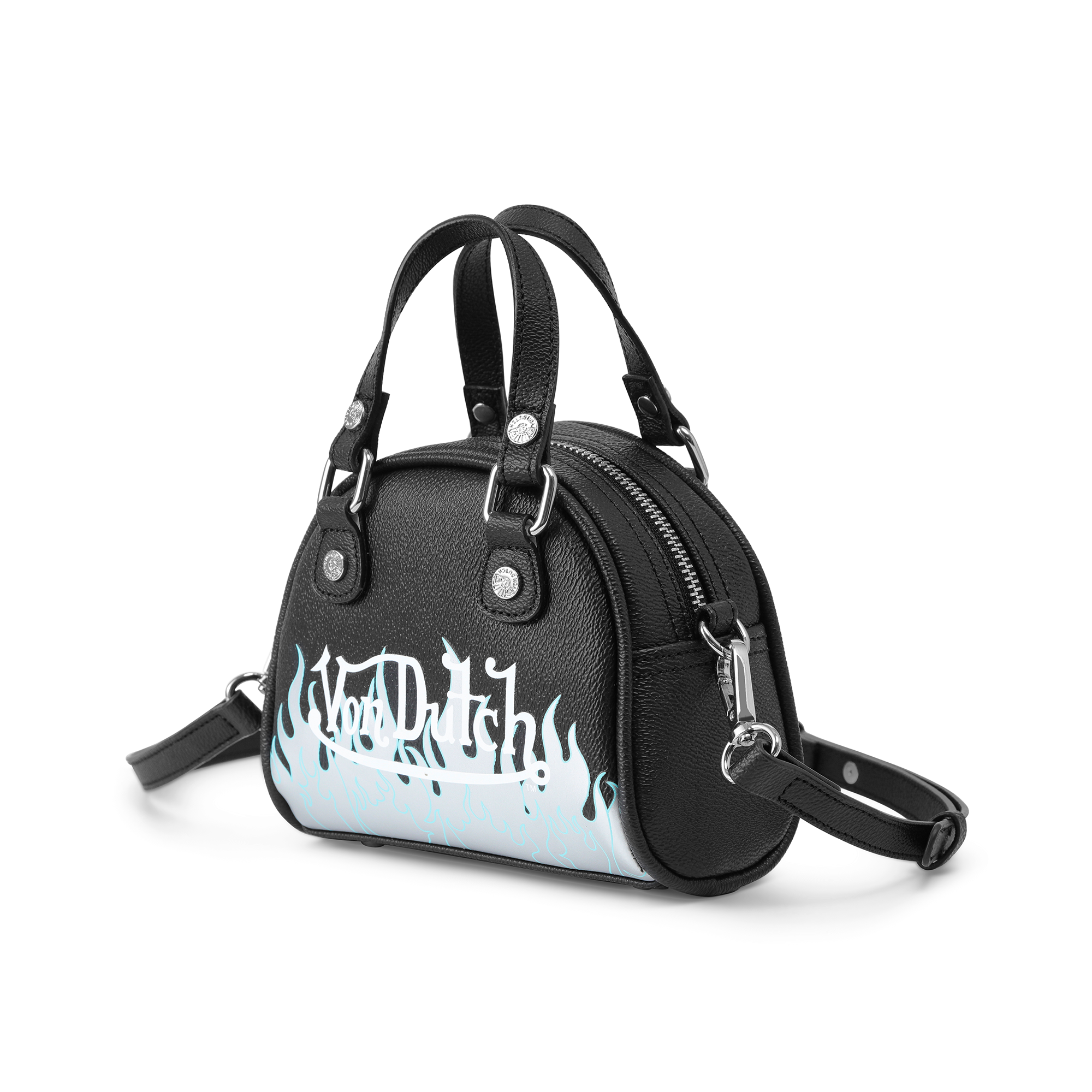 Mini Bowling Bag - White Flames - Image 3
