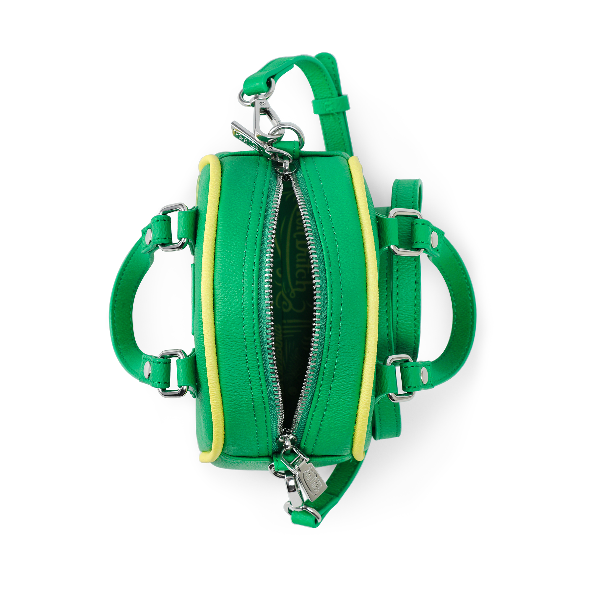Mini Bowling Bag - Lime Green & Yellow - Image 5