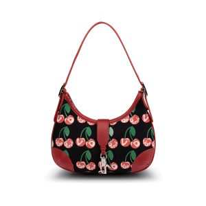 BELLA SHOULDER BAG -BLACK CHERRY