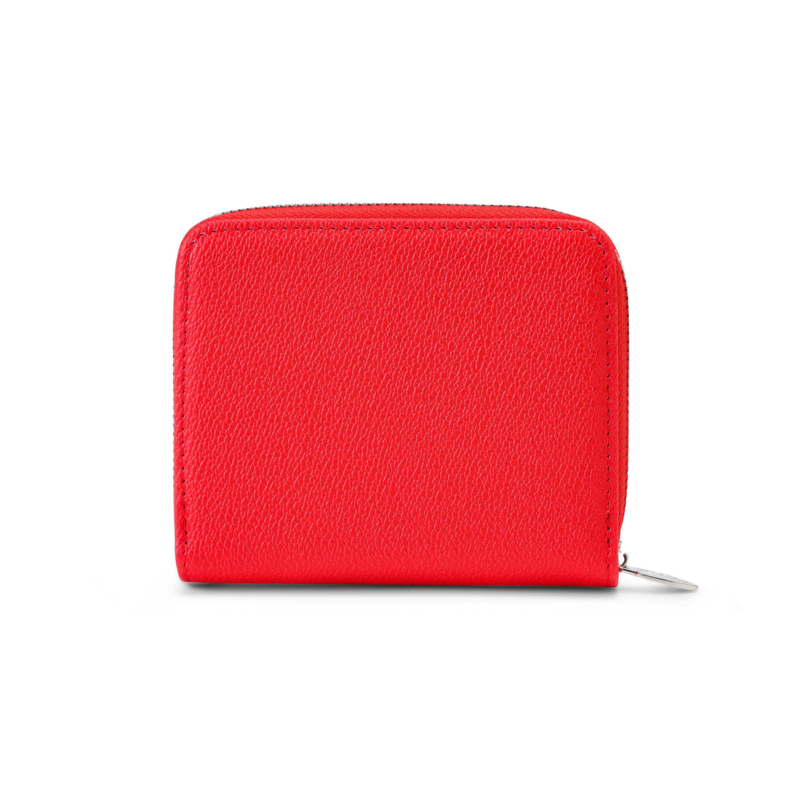 Classic Signature Zip-up Wallet - Red - Image 5