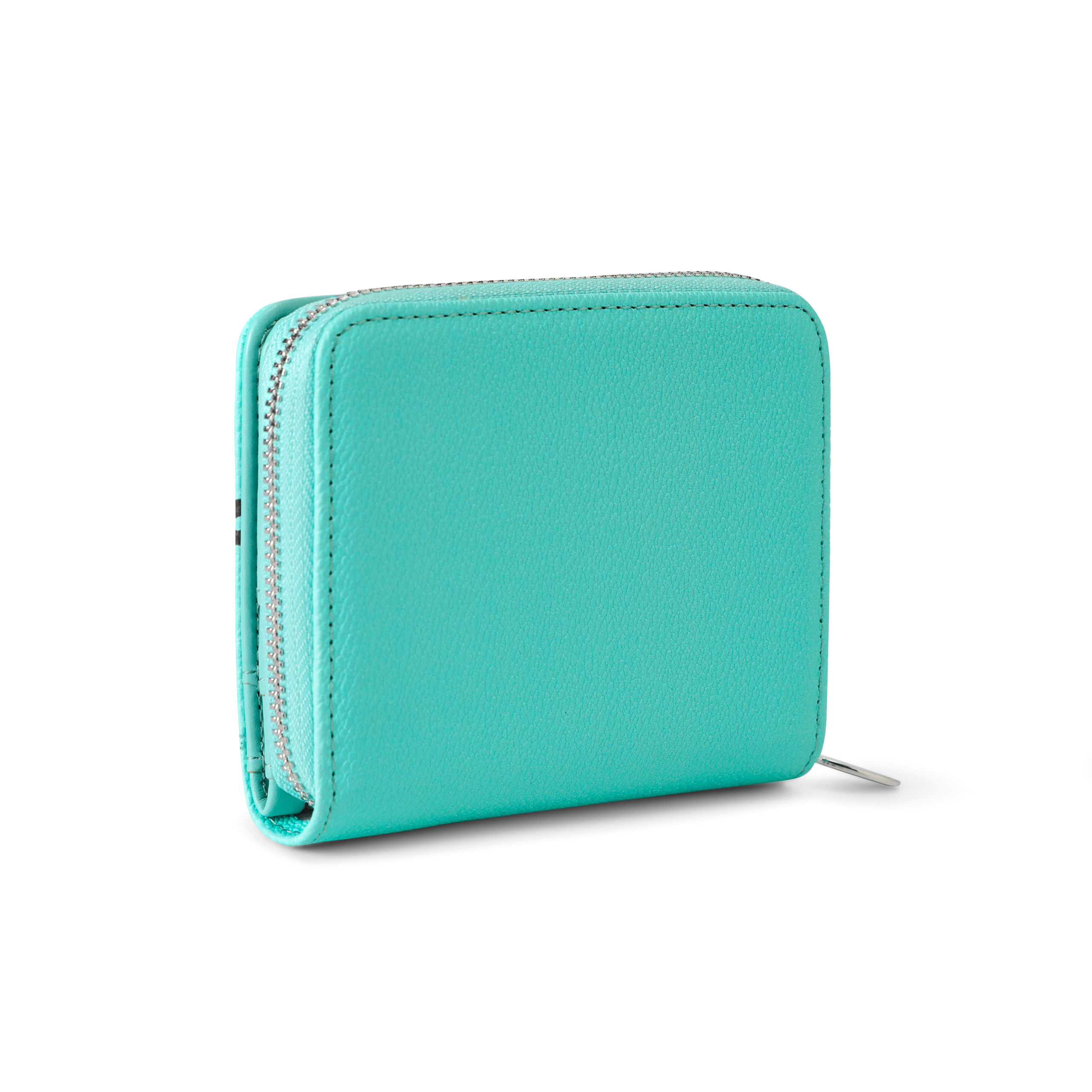 Classic Signature Zip-up Wallet - Turquoise - Image 6