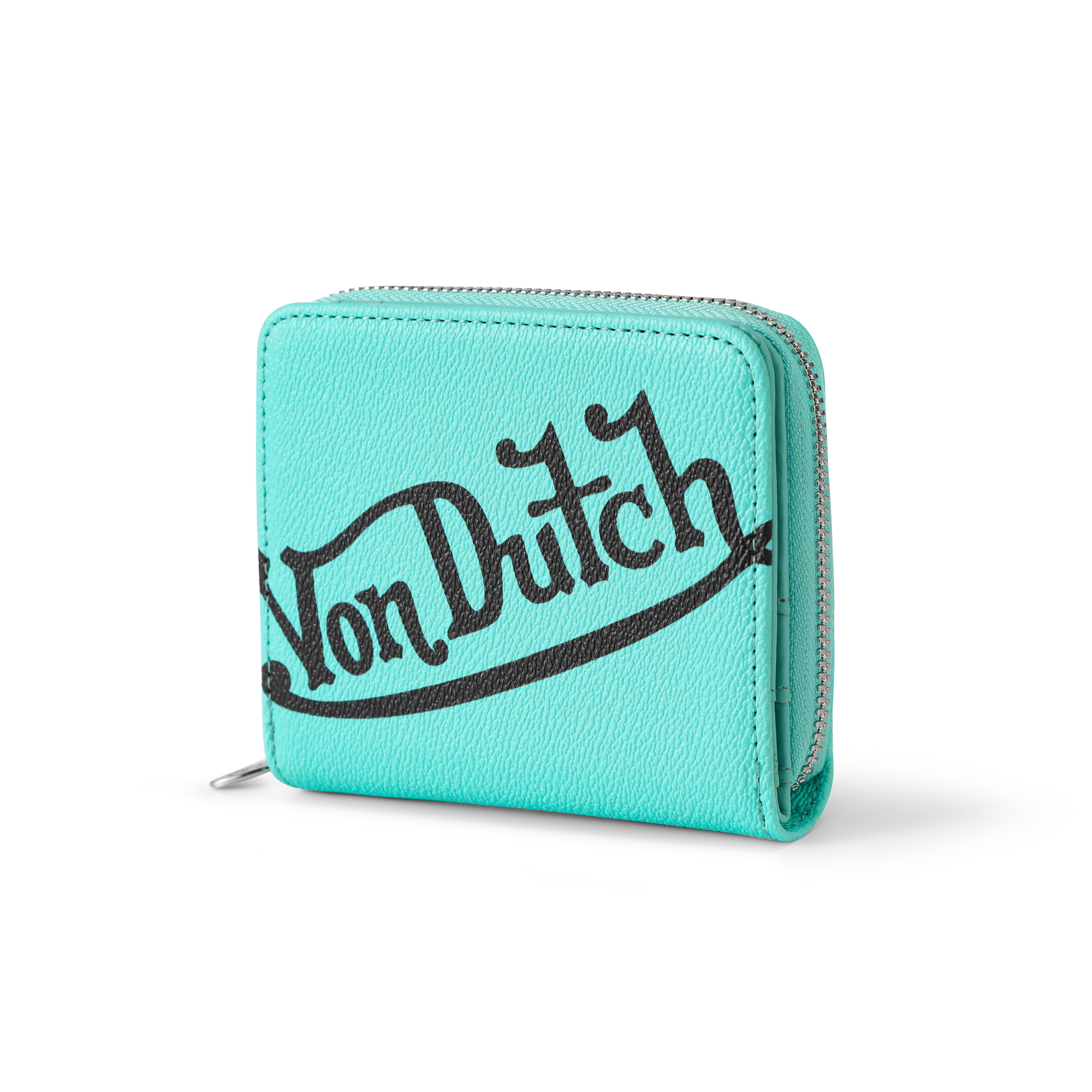 Classic Signature Zip-up Wallet - Turquoise - Image 4