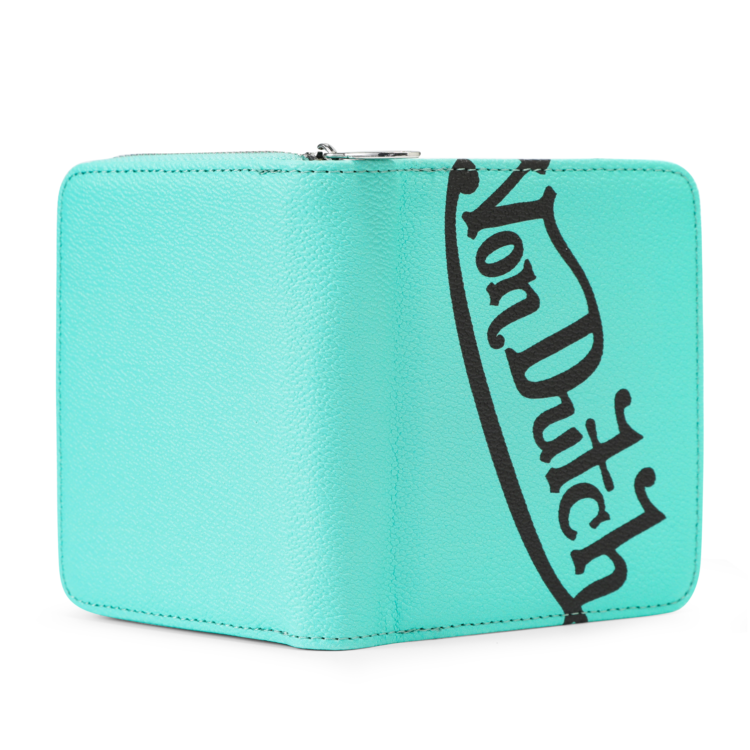 Classic Signature Zip-up Wallet - Turquoise - Image 3