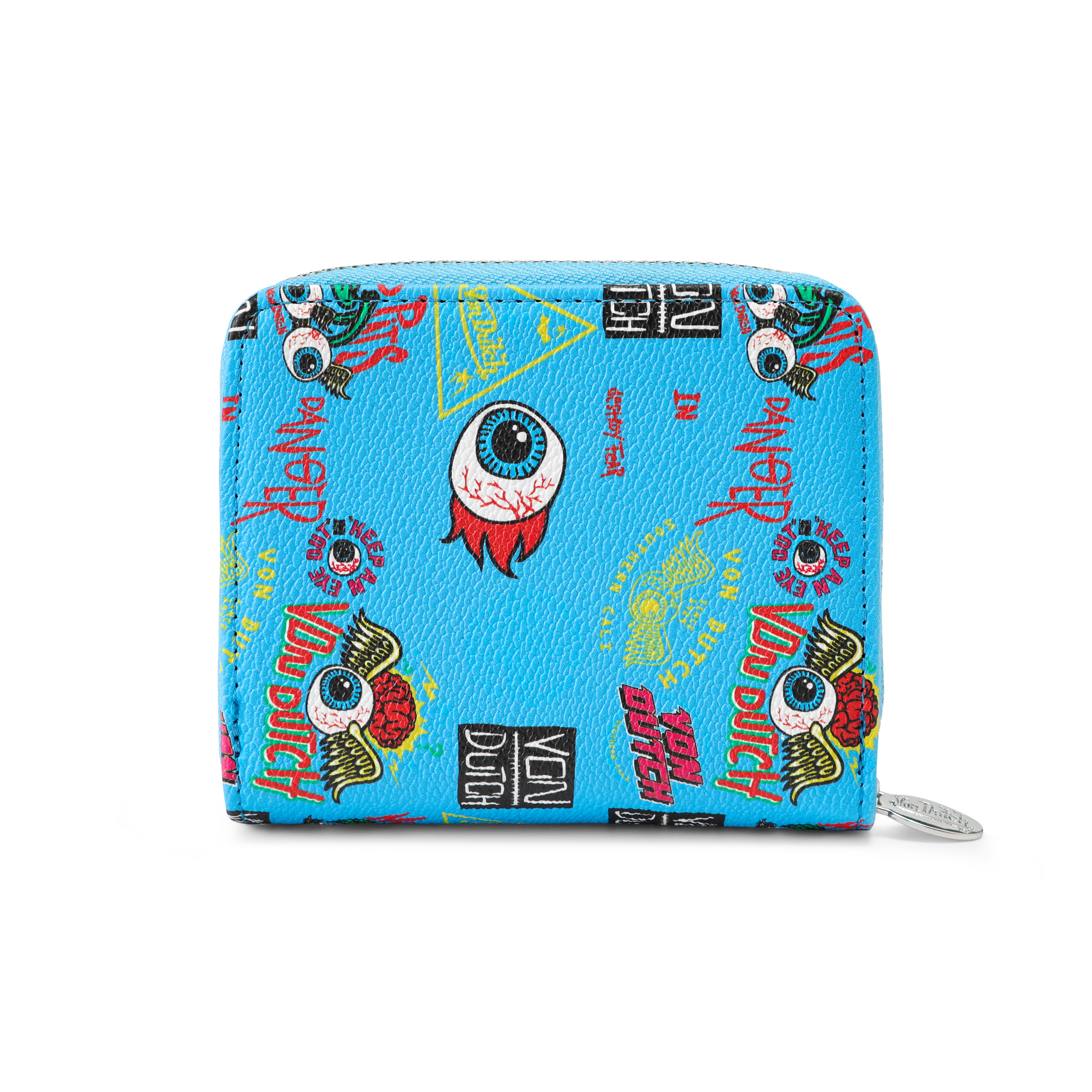 Jax Print Zip-up Wallet - Blue - Image 6