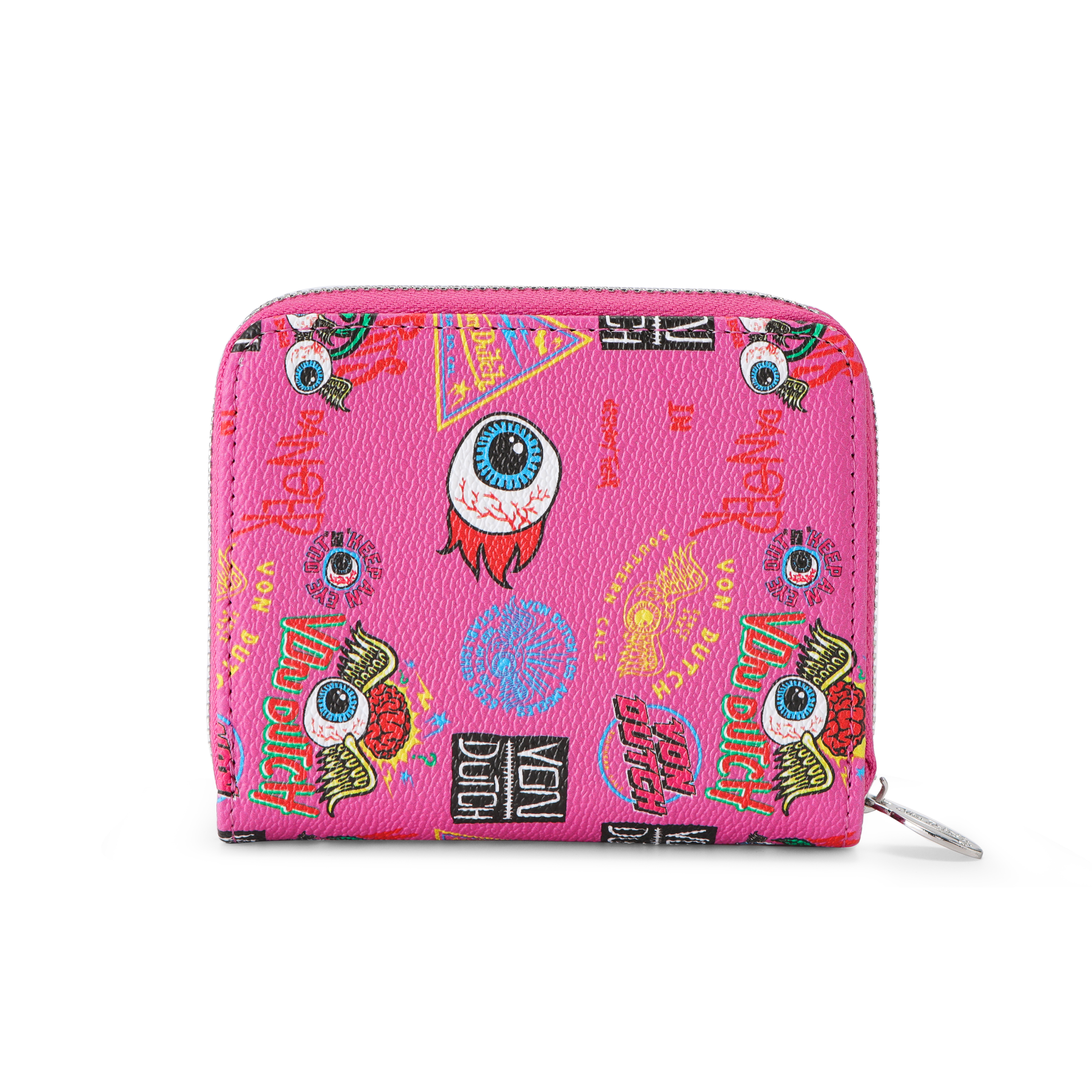 Jax Print Zip-up Wallet - Hot Pink - Image 6