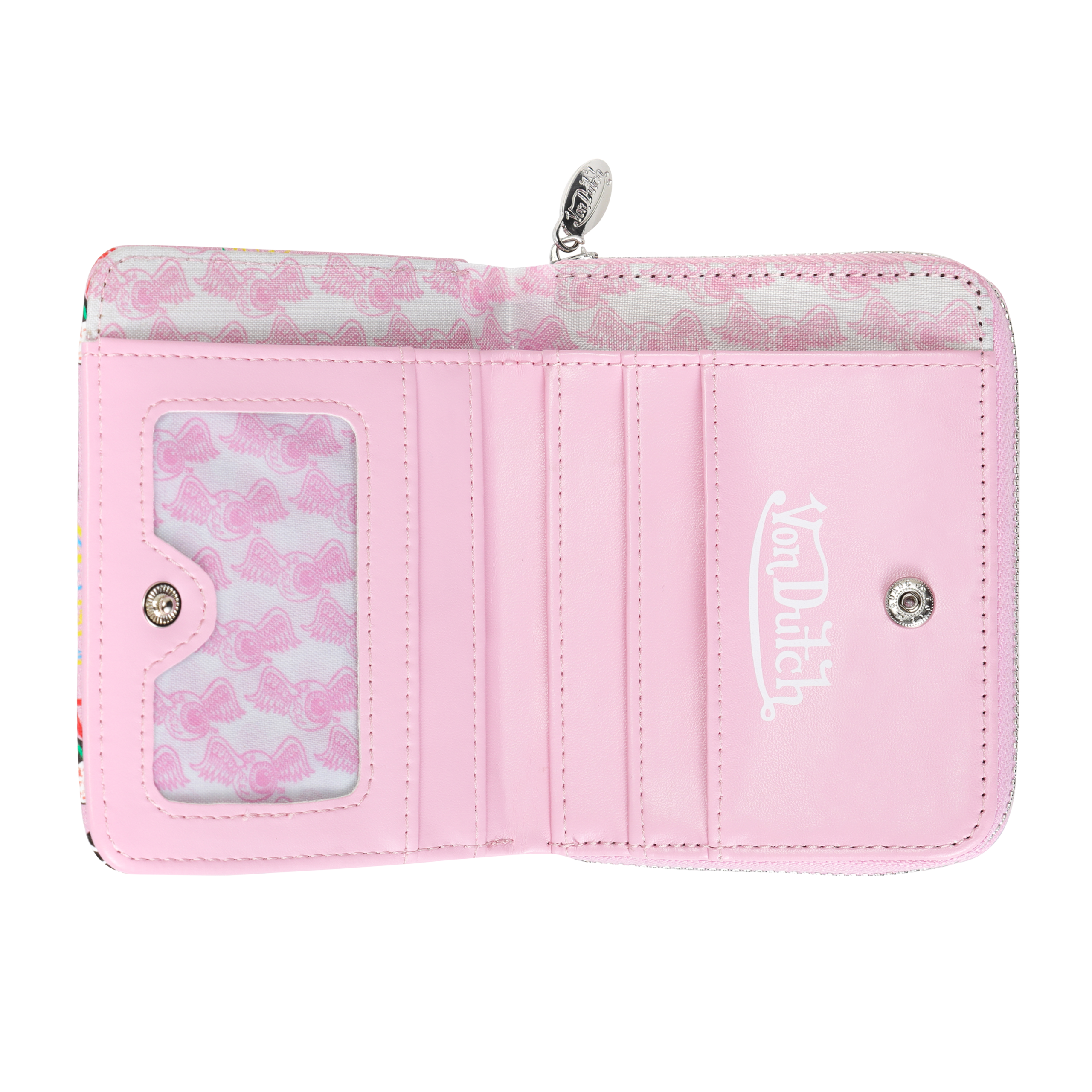 Jax Print Zip-up Wallet - Light Pink - Image 2