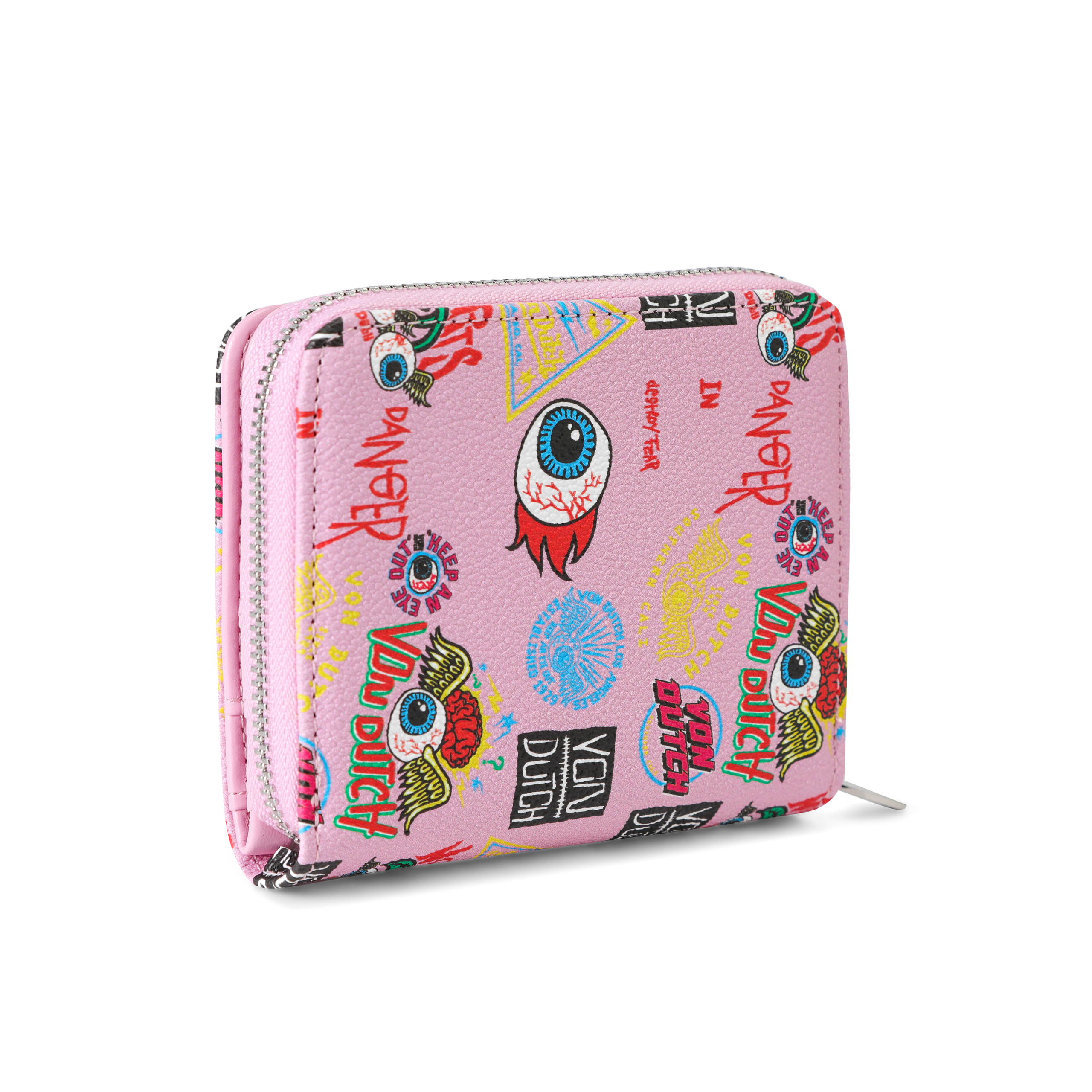 Jax Print Zip-up Wallet - Light Pink - Image 5