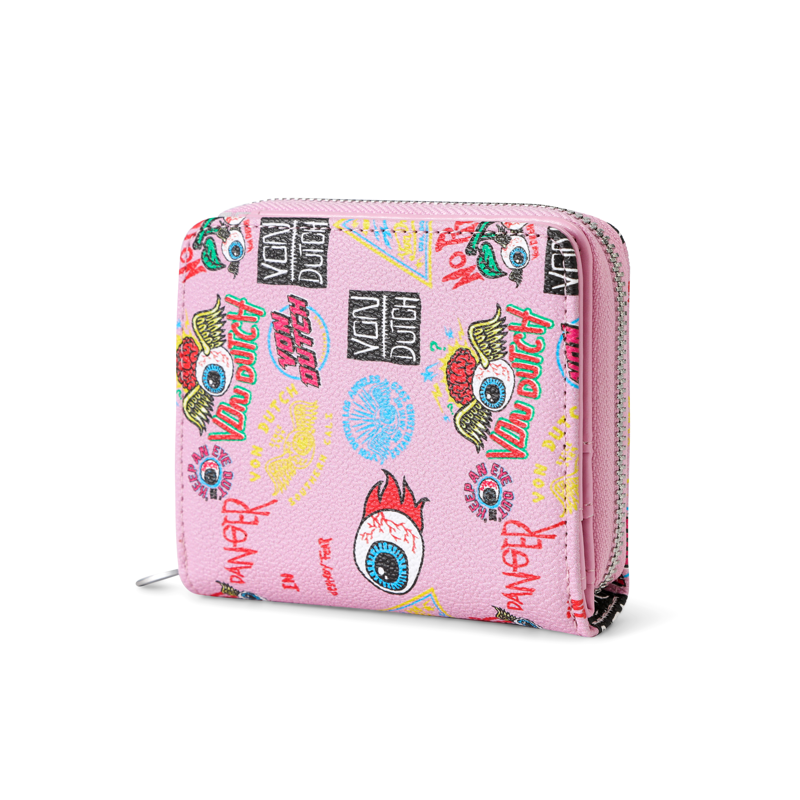Jax Print Zip-up Wallet - Light Pink - Image 4