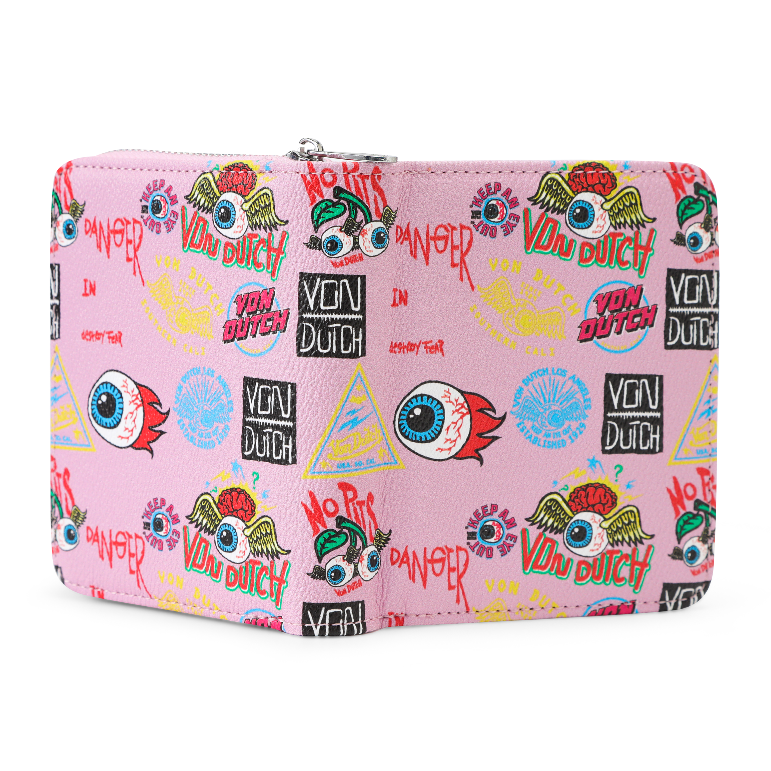 Jax Print Zip-up Wallet - Light Pink - Image 3