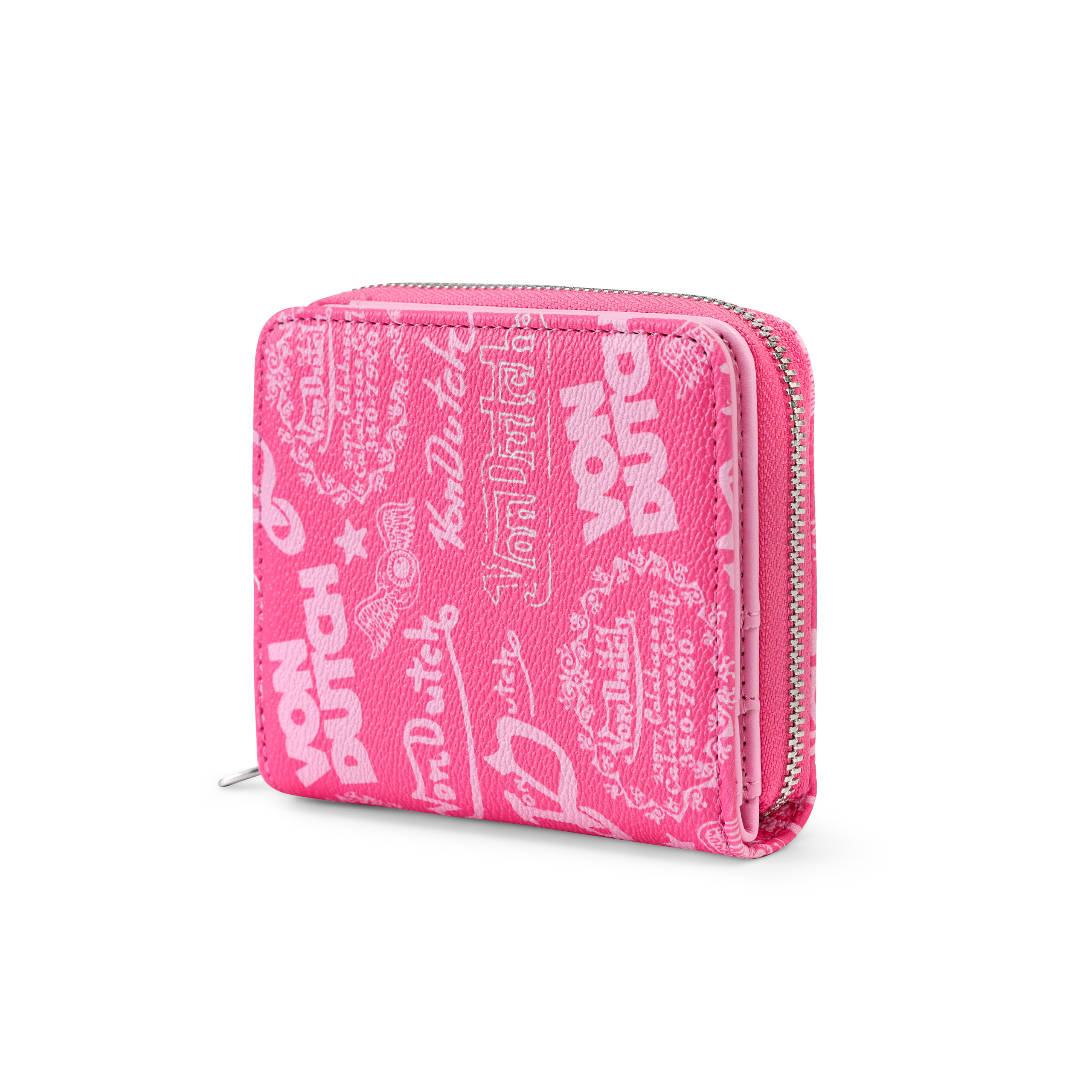 Logo Stamps Zip-Up Wallet - Pink - Image 4