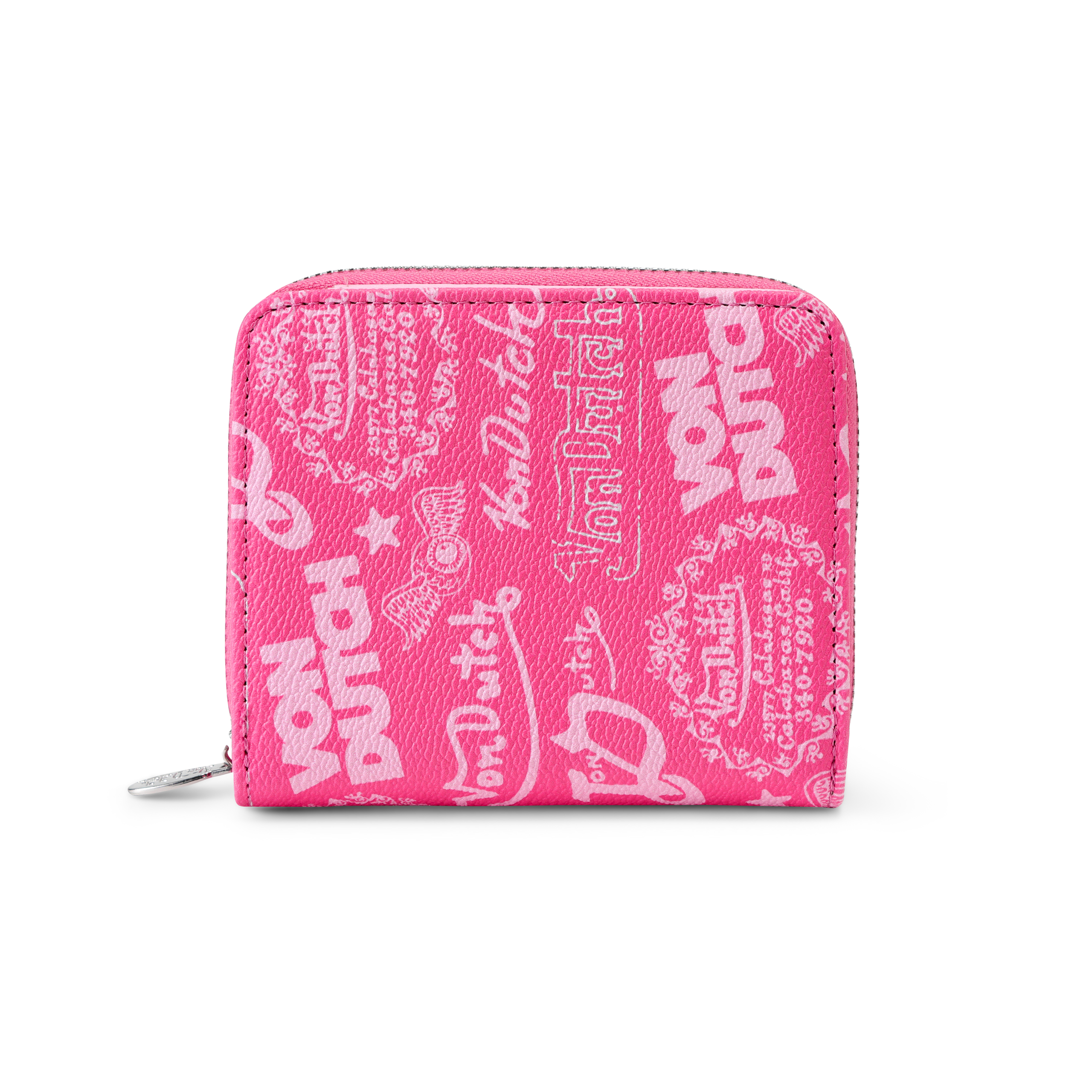 Logo Stamps Zip-Up Wallet - Pink - Image 6