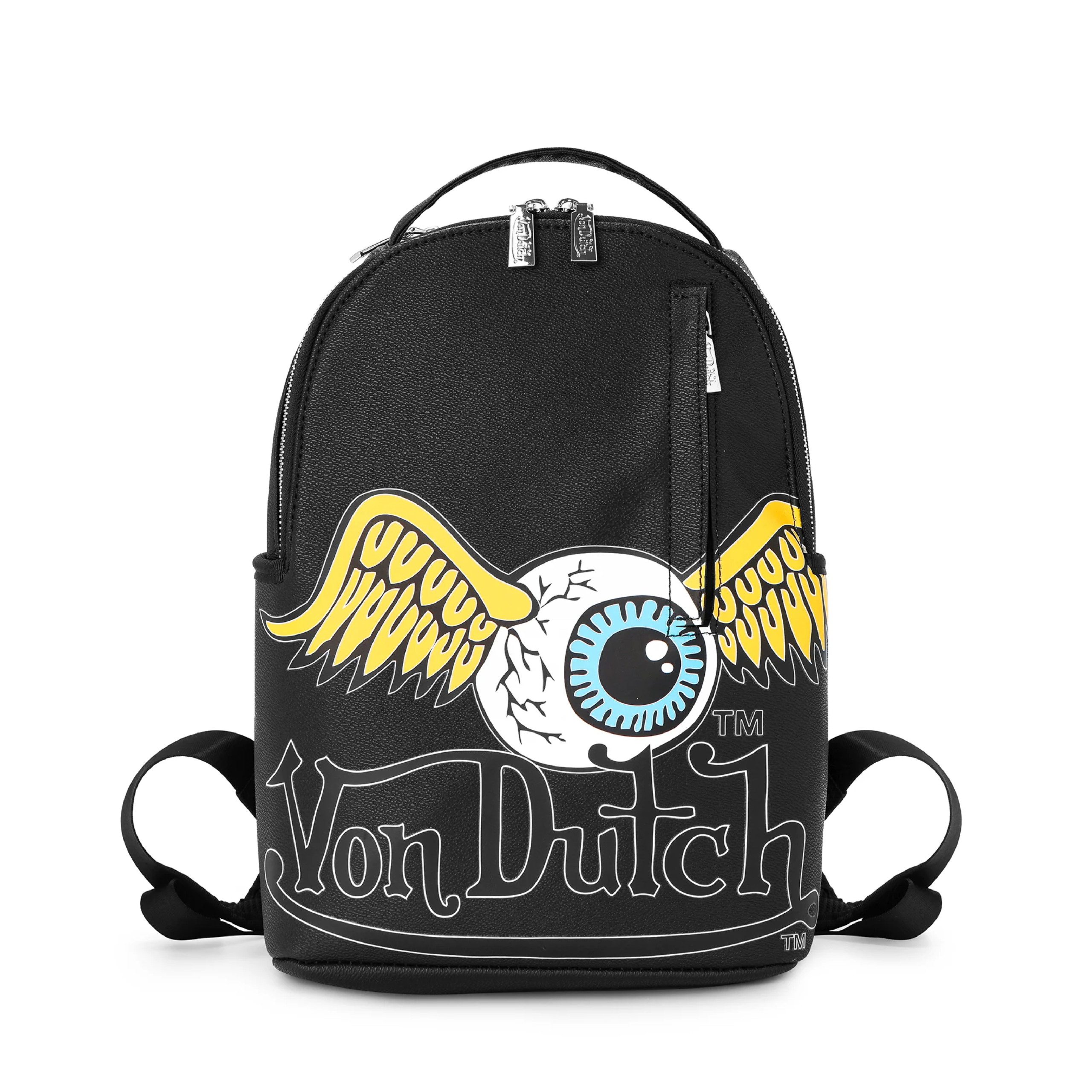 Small Sized Black Flying Eye Backpack