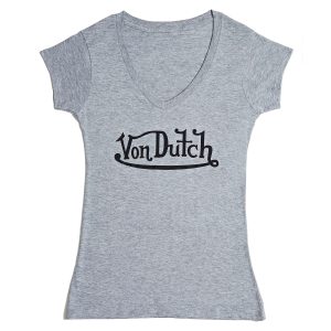 Originals Black on Grey V Neck