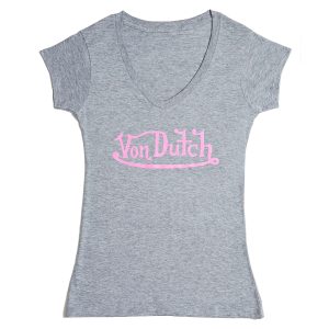 Originals Pink on Grey V Neck