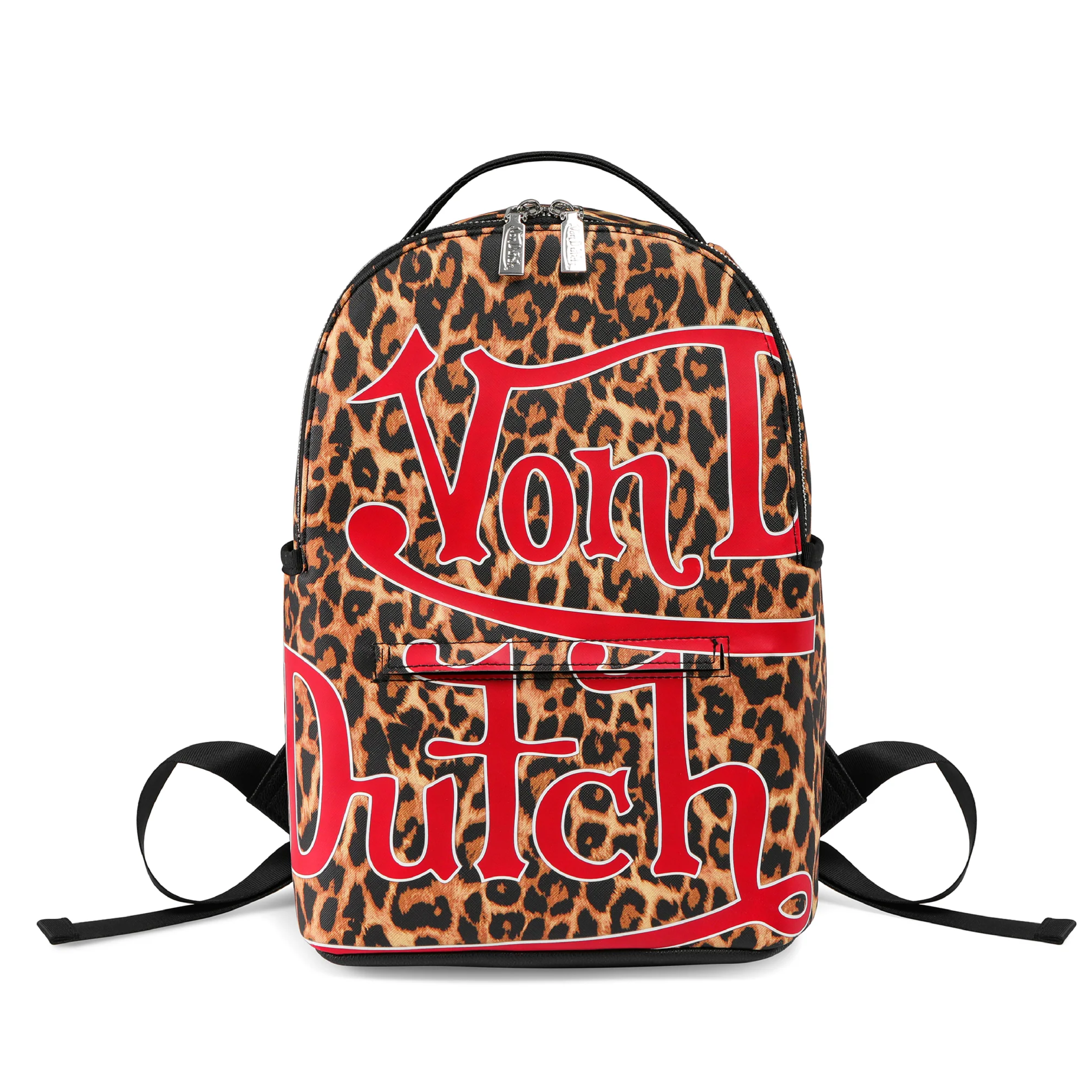 Small Sized Leopard Print Backpack