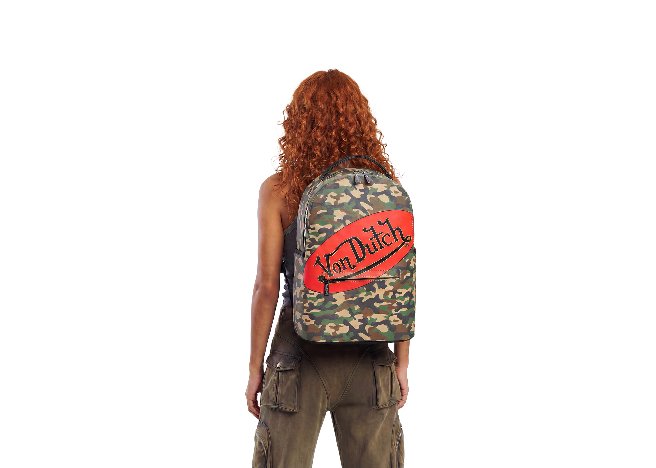 Large Green Camo Backpack - Image 2
